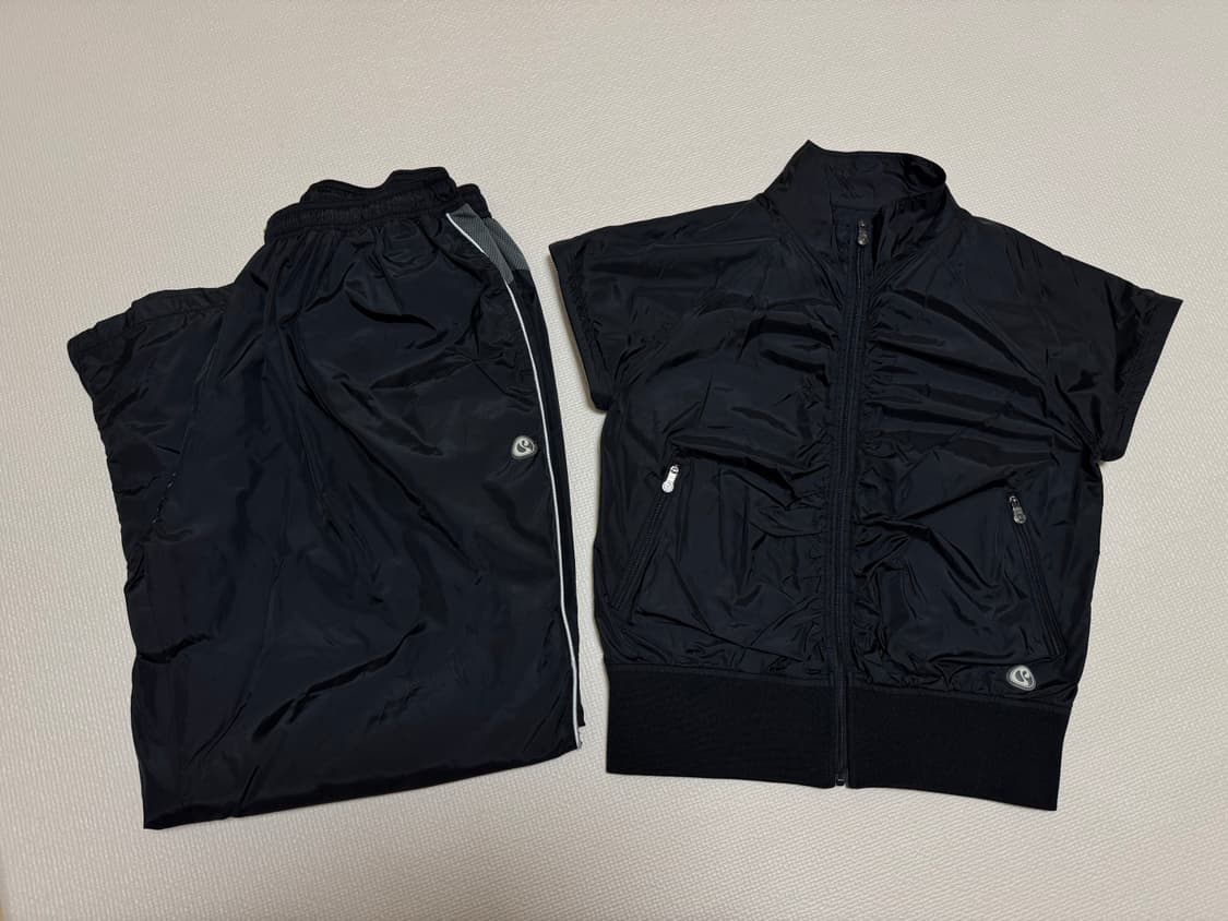 스마트어반유즈풀 퍼커링 윈드브레이커 셋업 상품이미지1