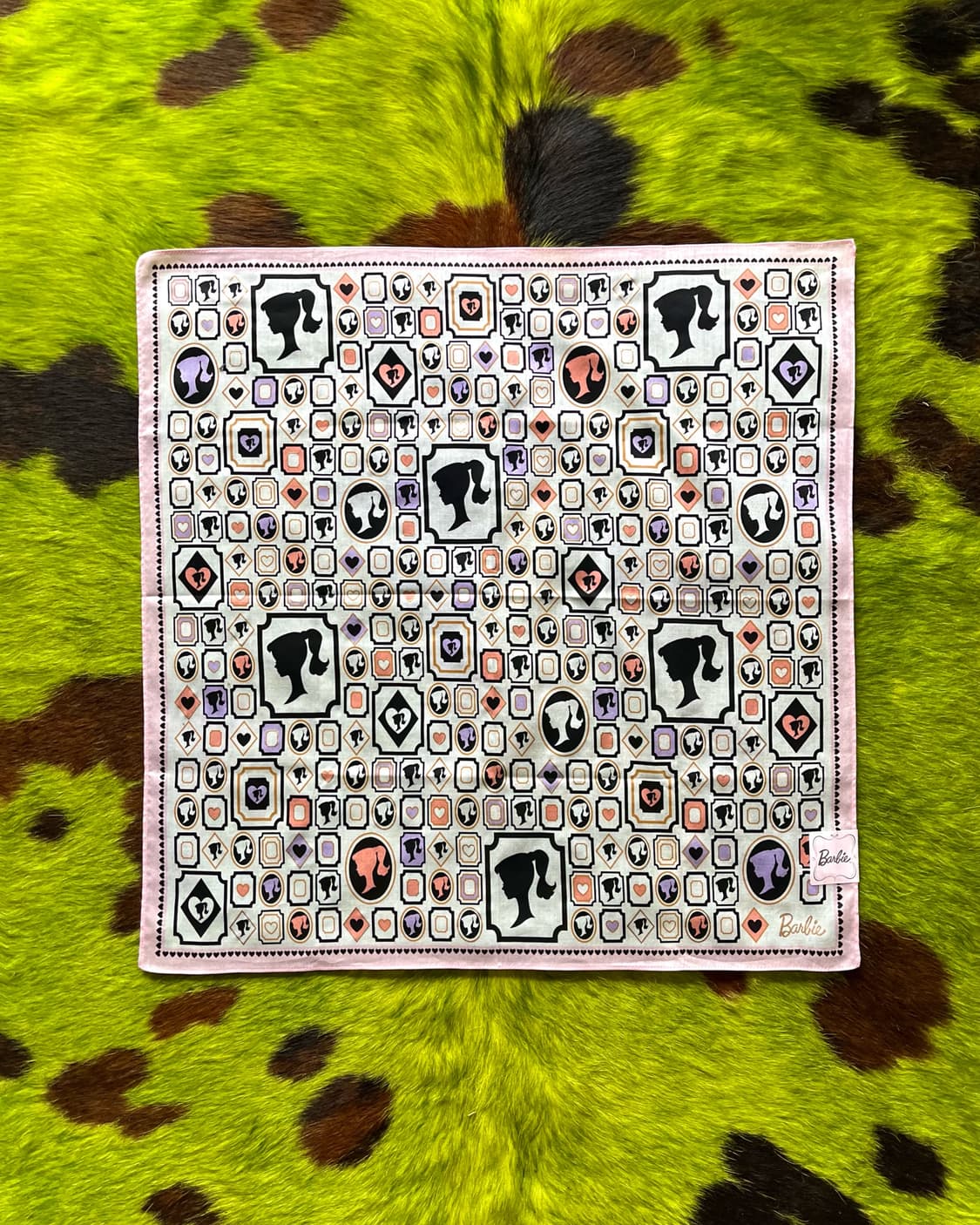 Barbie Official Pink Print Bandana Scarf 상품이미지7