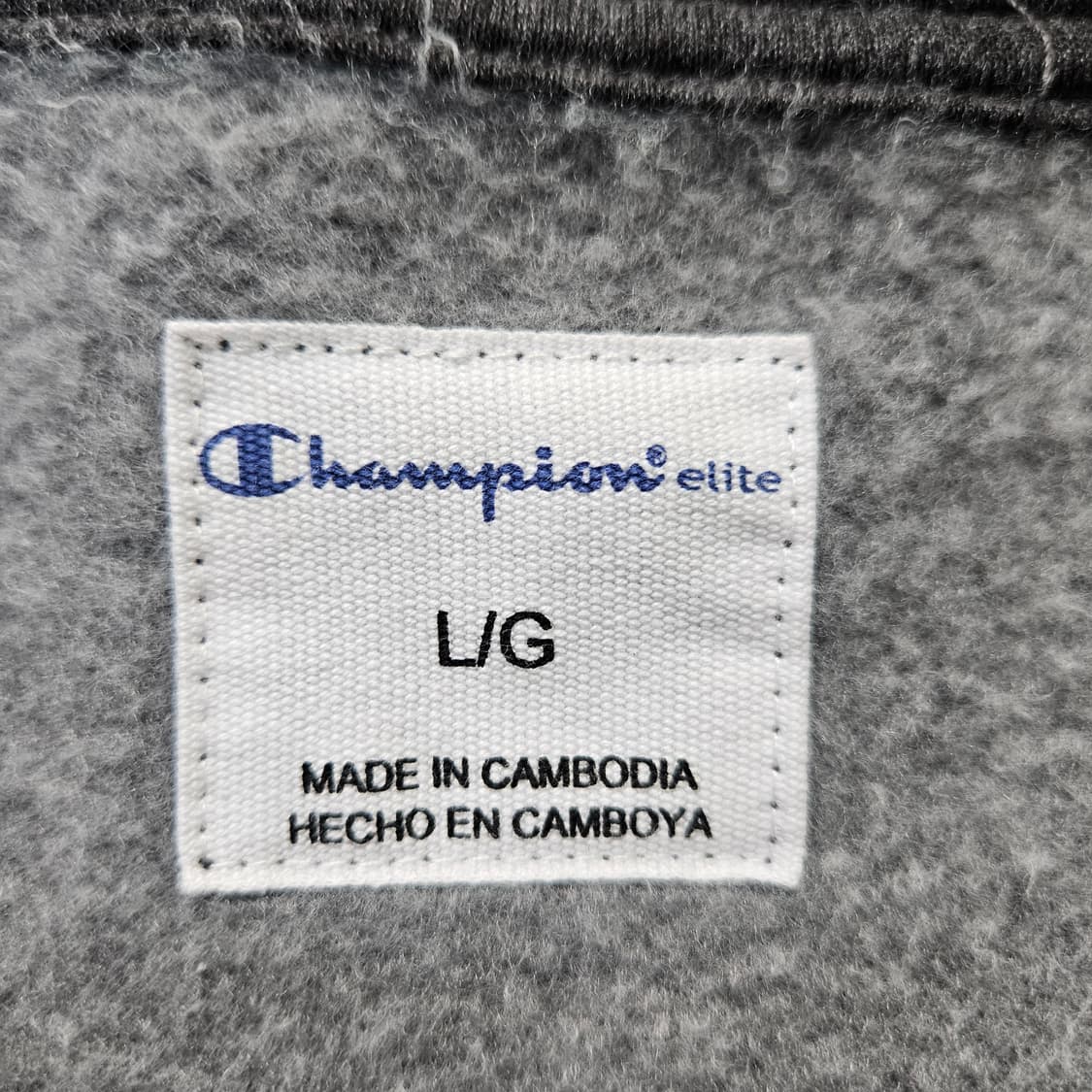 L 챔피온 스크립트 로고 맨투맨 0319Y 상품이미지3