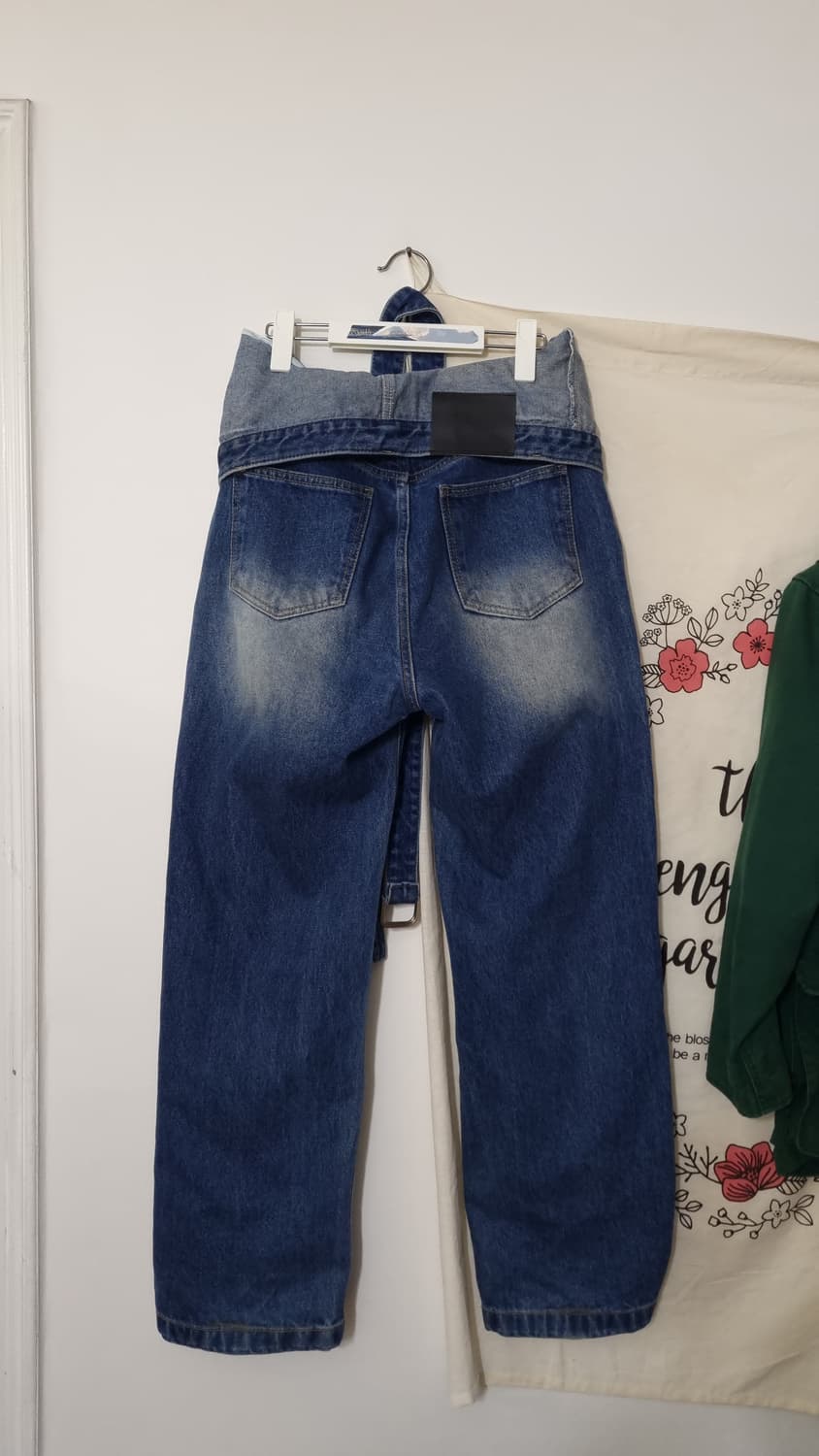 신앤리 와이드 벨티드 데님 팬츠 상품이미지7