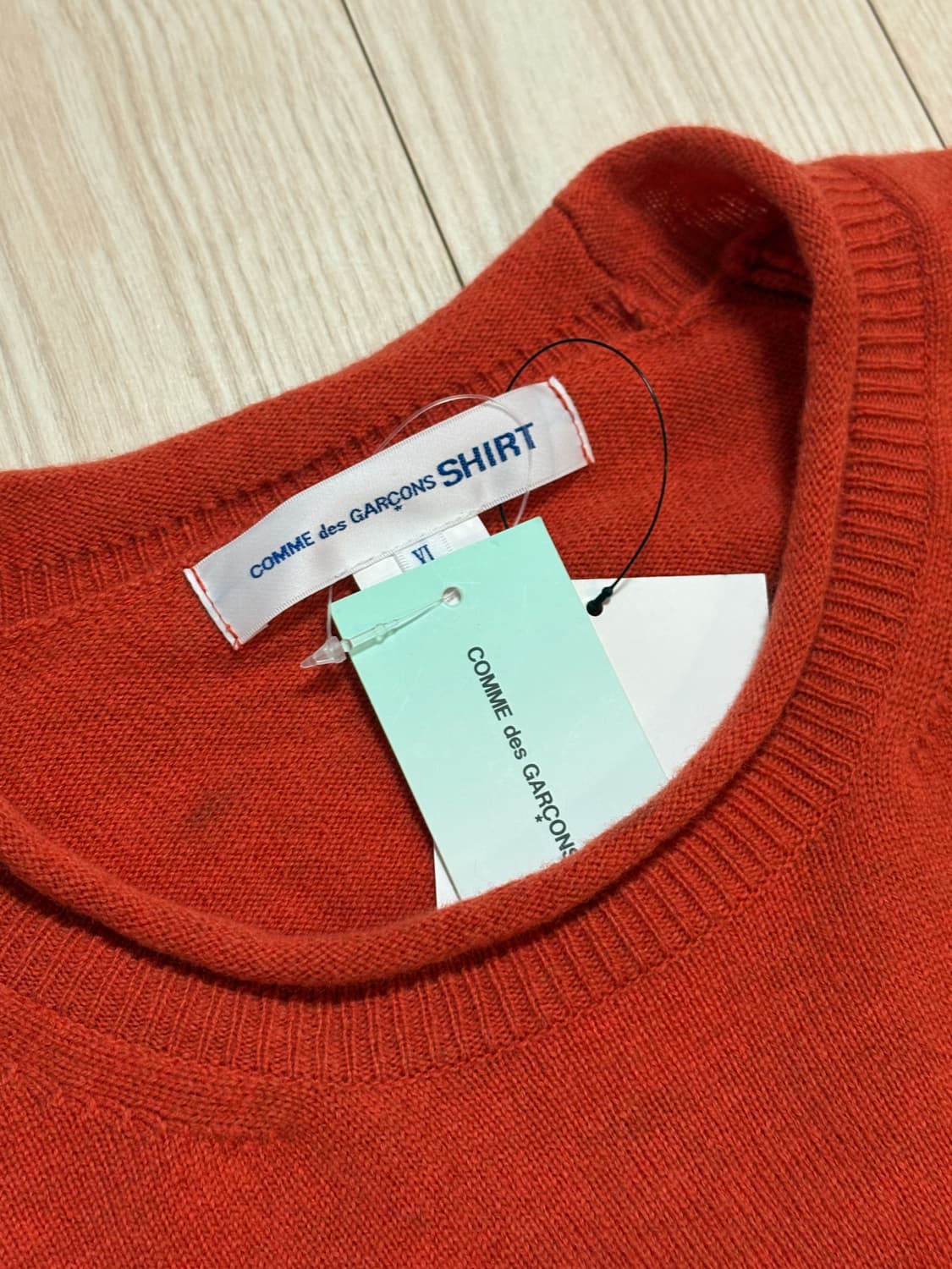 꼼데가르송 셔츠 롤드햄 니트 상품이미지2