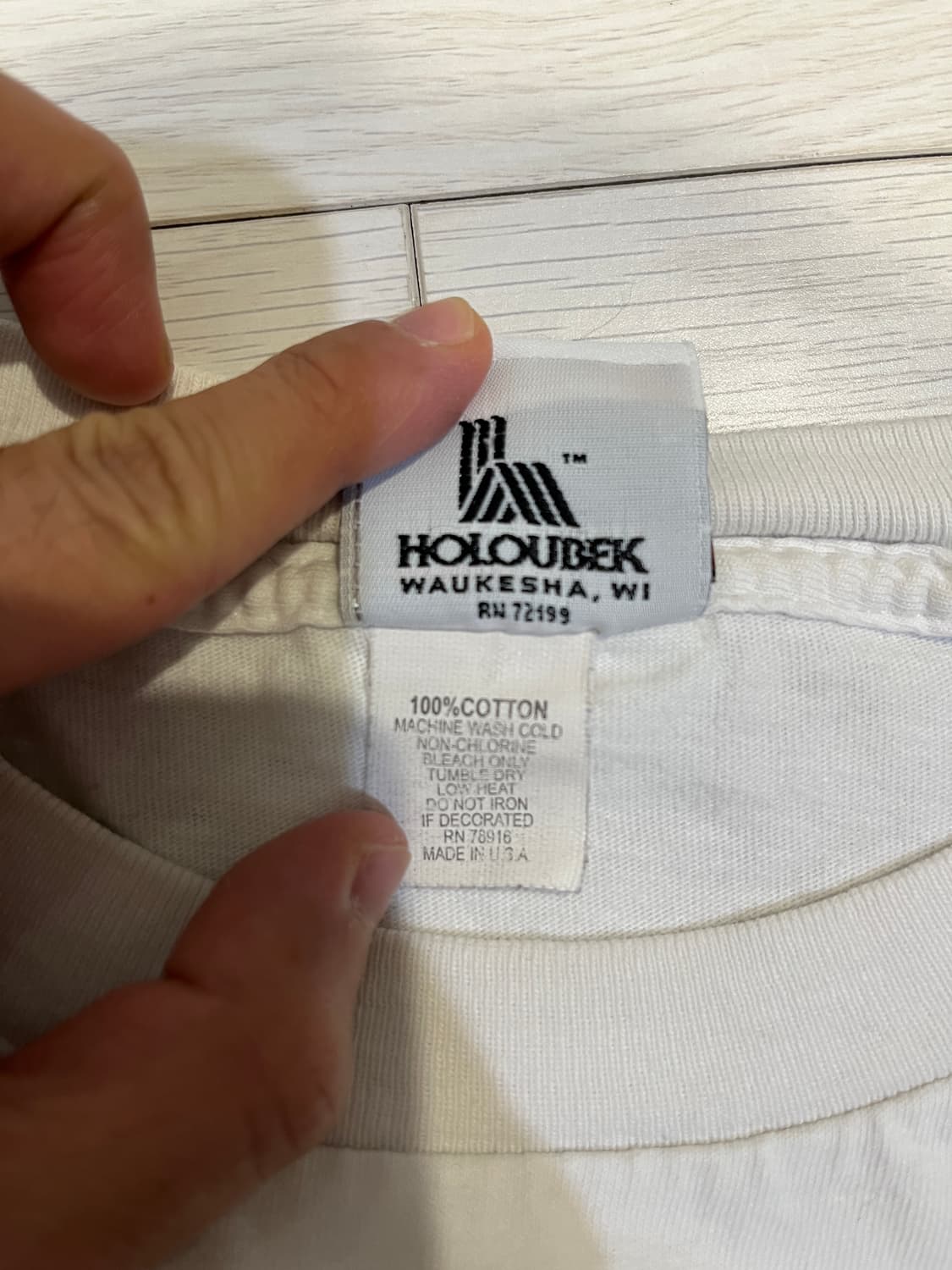 할리데이비슨 빈티지 롱슬리브 L 플레임 made in USA 상품이미지4