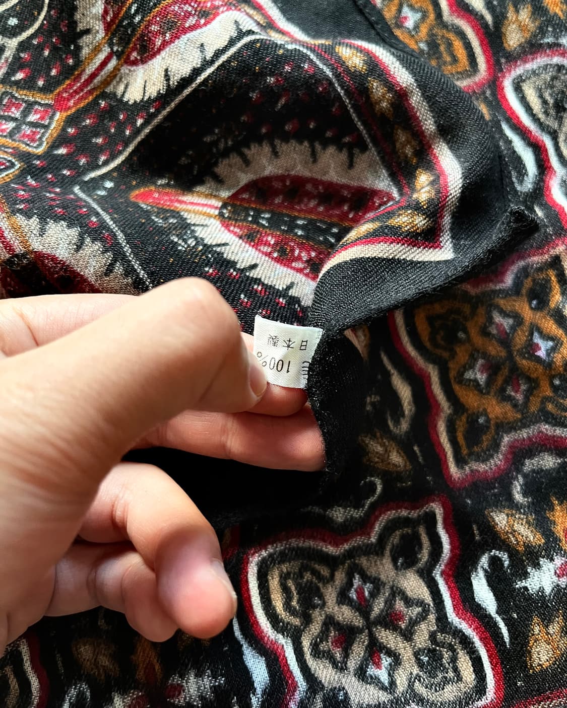 Jpn Vintage Native Pattern Wool Scarf 상품이미지7