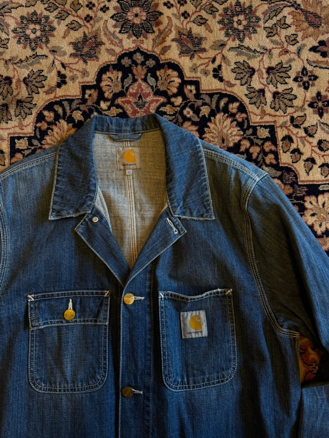 칼하트 데님 초어자켓 100~105 상품이미지4