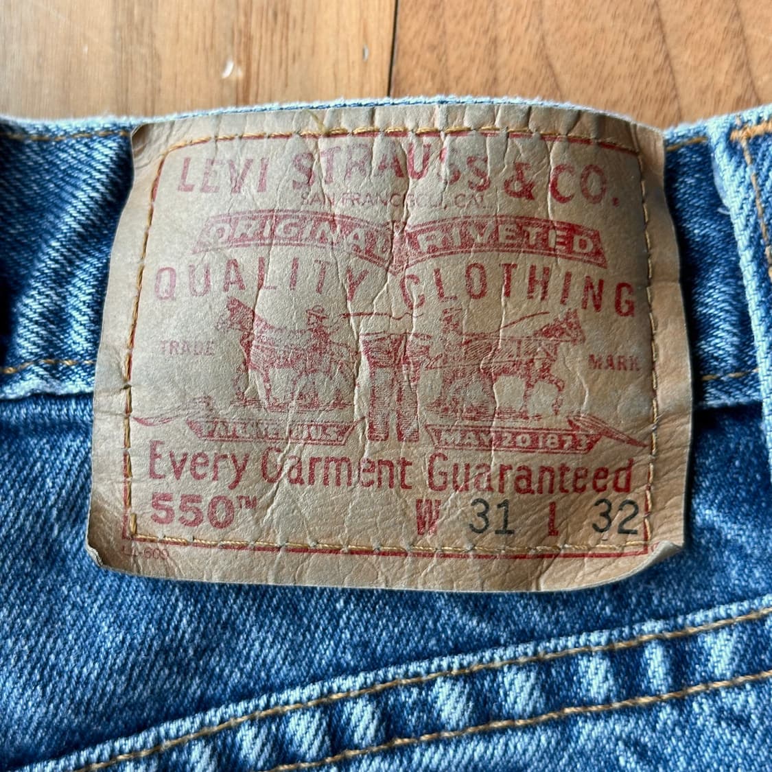 [32] 리바이스 550 90s 31x32 105cm 상품이미지5