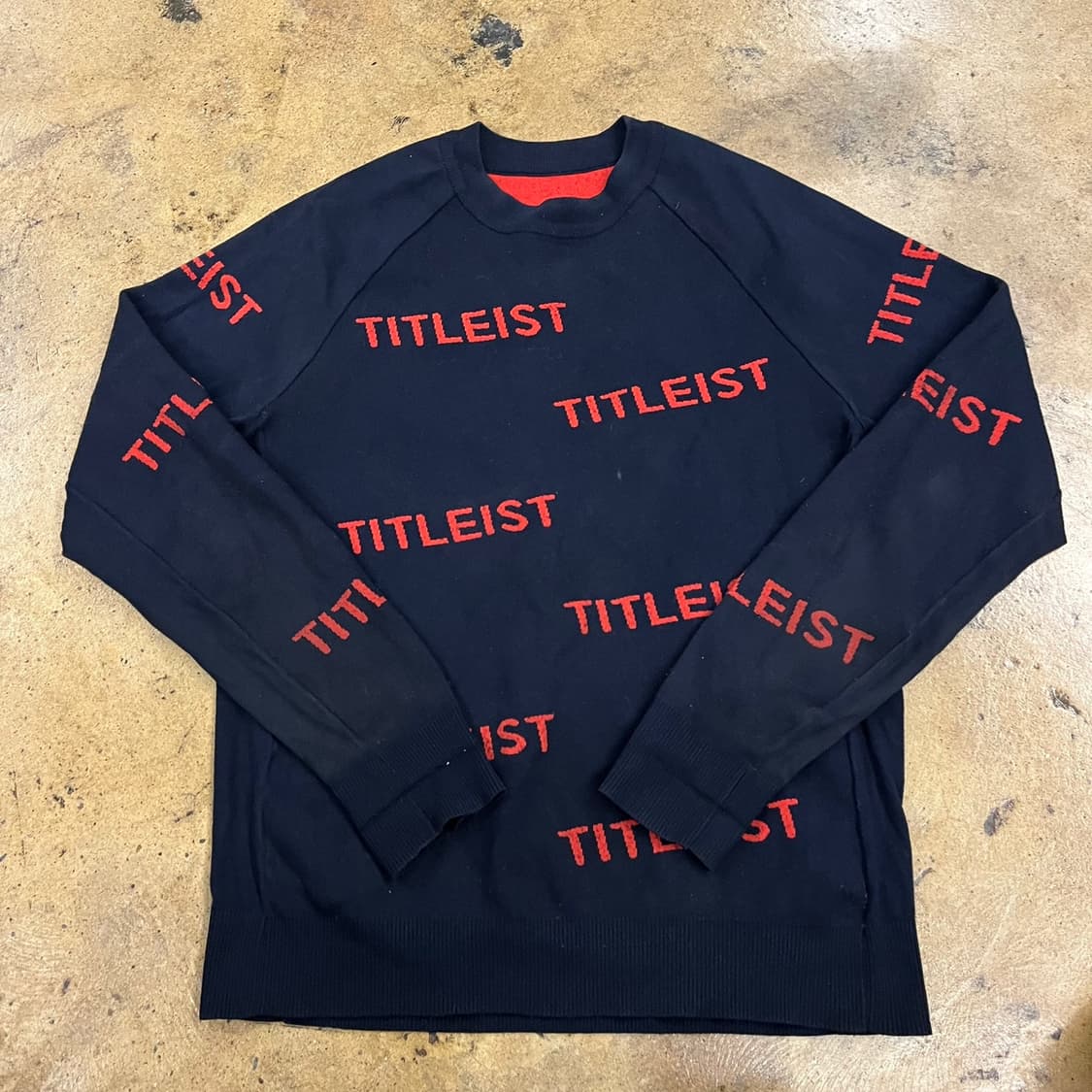 [정품] 타이틀리스트 올오버 로고 맨투맨 b10 상품이미지2