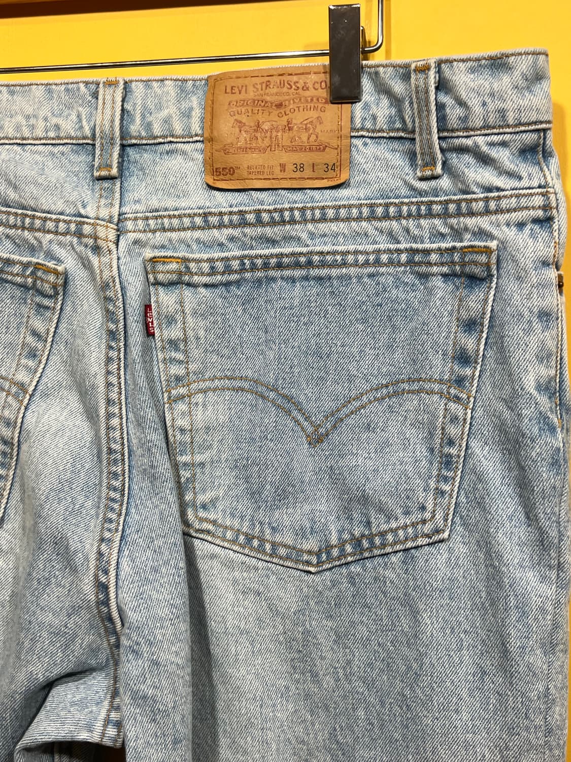 90s 리바이스 550 릴렉스드 핏 made in USA 상품이미지5