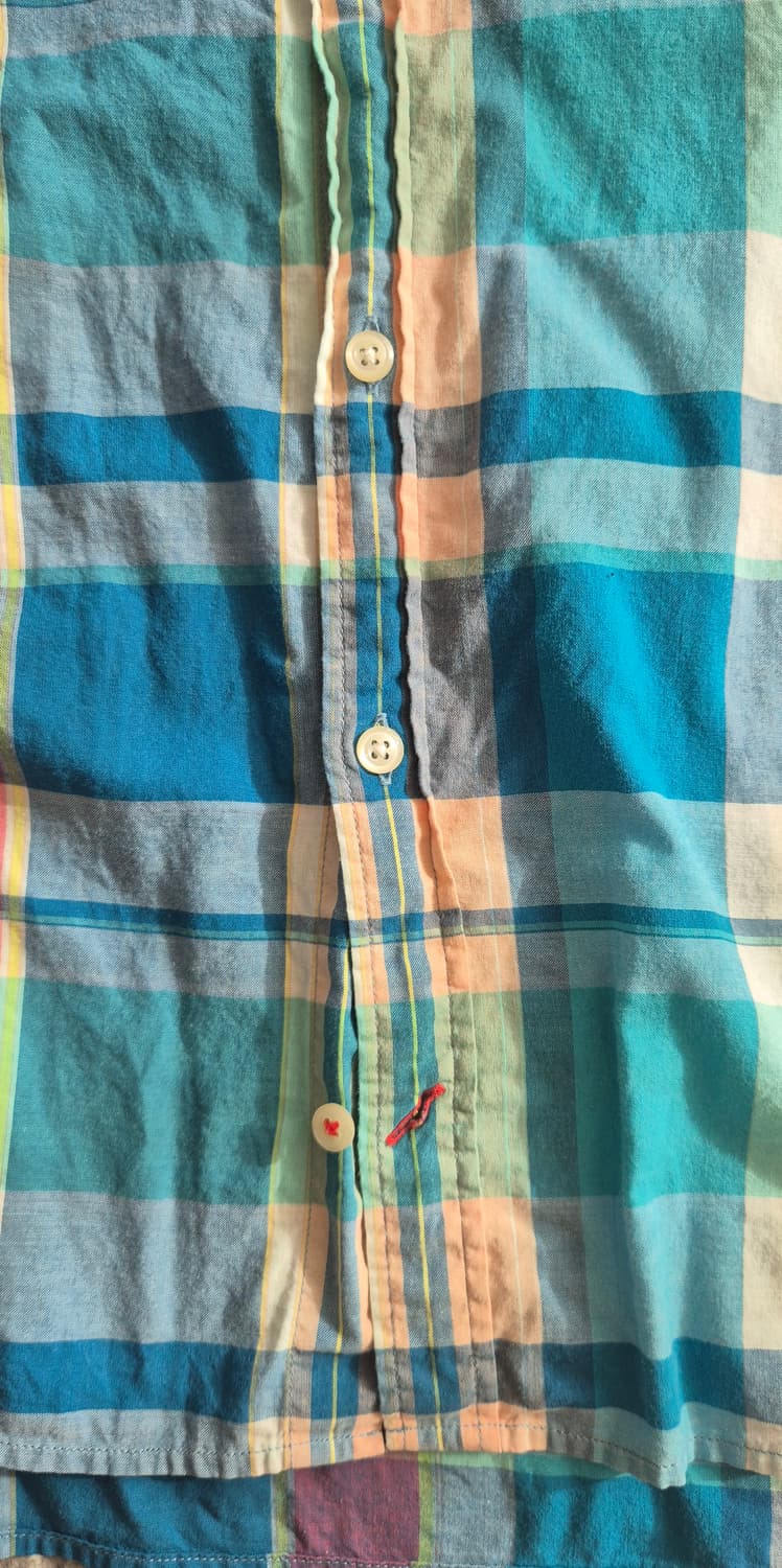 빈티지 타미 힐피거 체크 남방 XL[긴팔/반팔] 상품이미지6