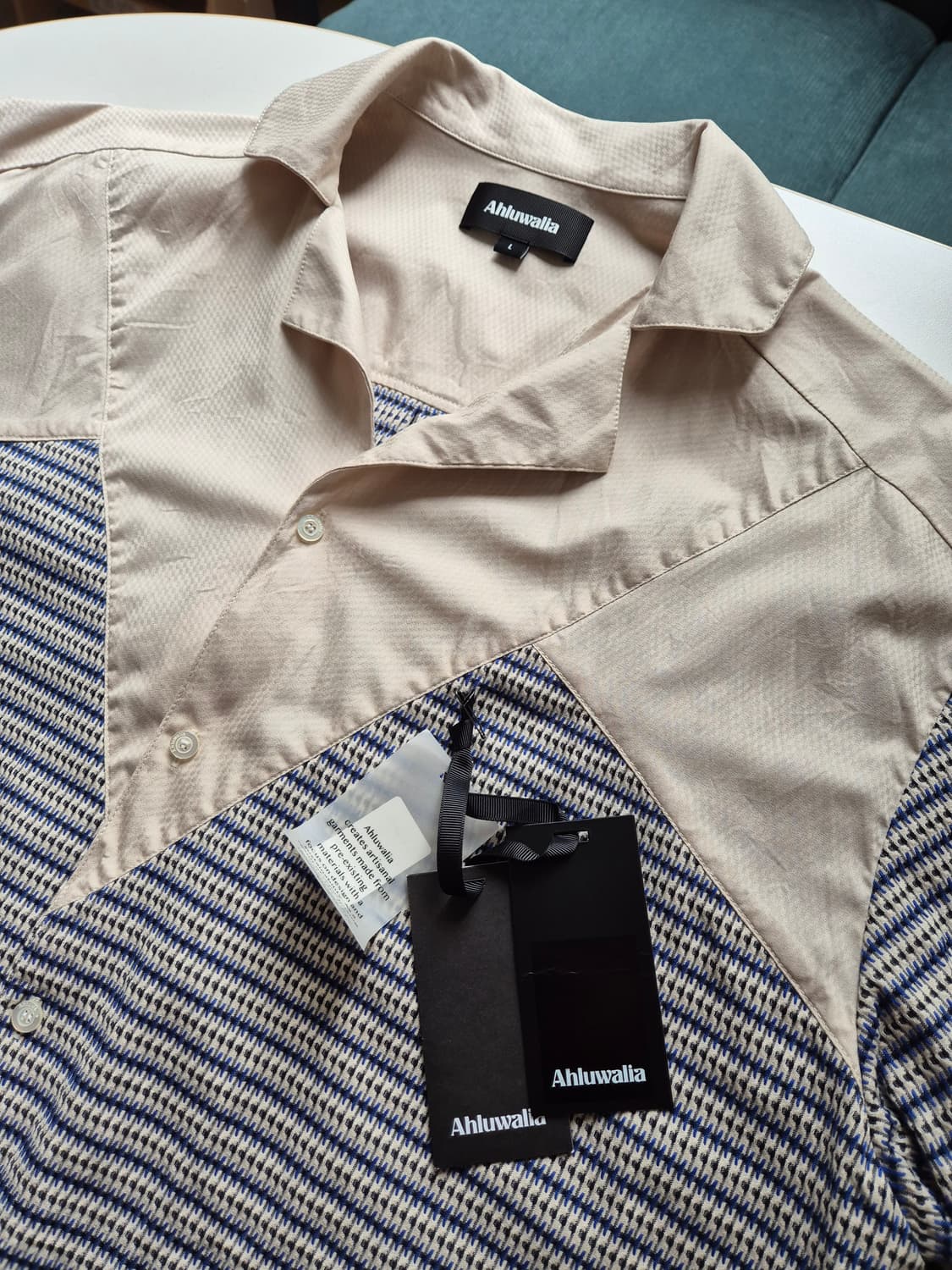 알루왈리아 자카드 반팔셔츠(하프셔츠) 상품이미지2