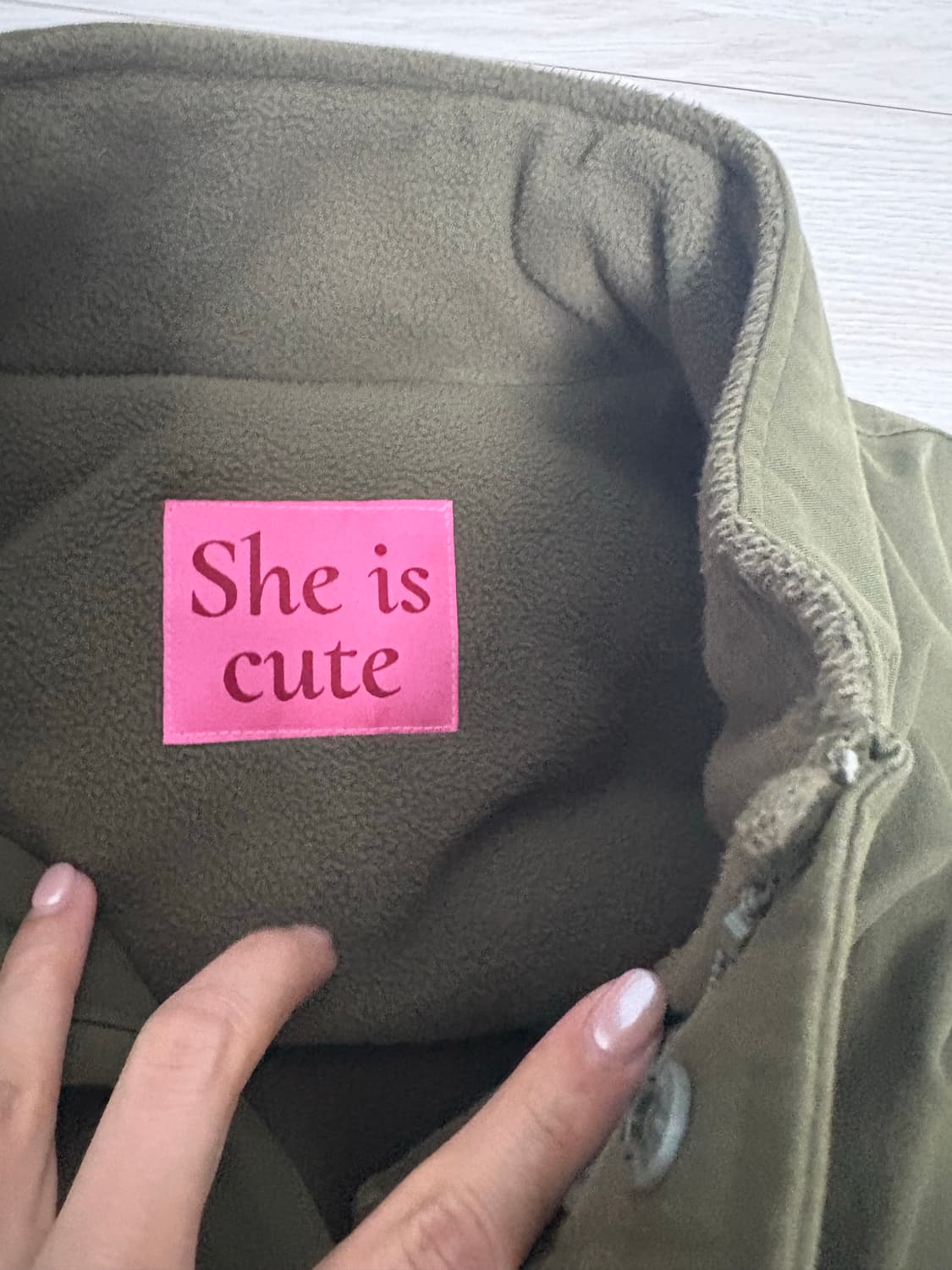 쉬이즈큐트 올리브패티드점퍼 상품이미지2