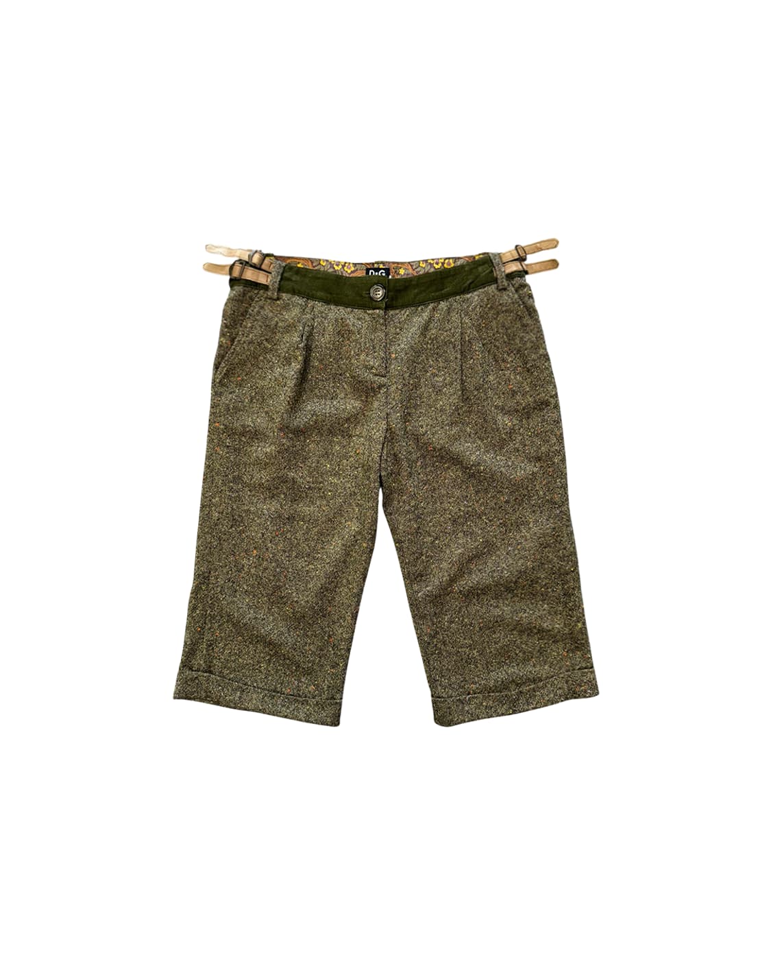 돌체앤가바나 스펙클 트위드 크롭 팬츠 상품이미지5