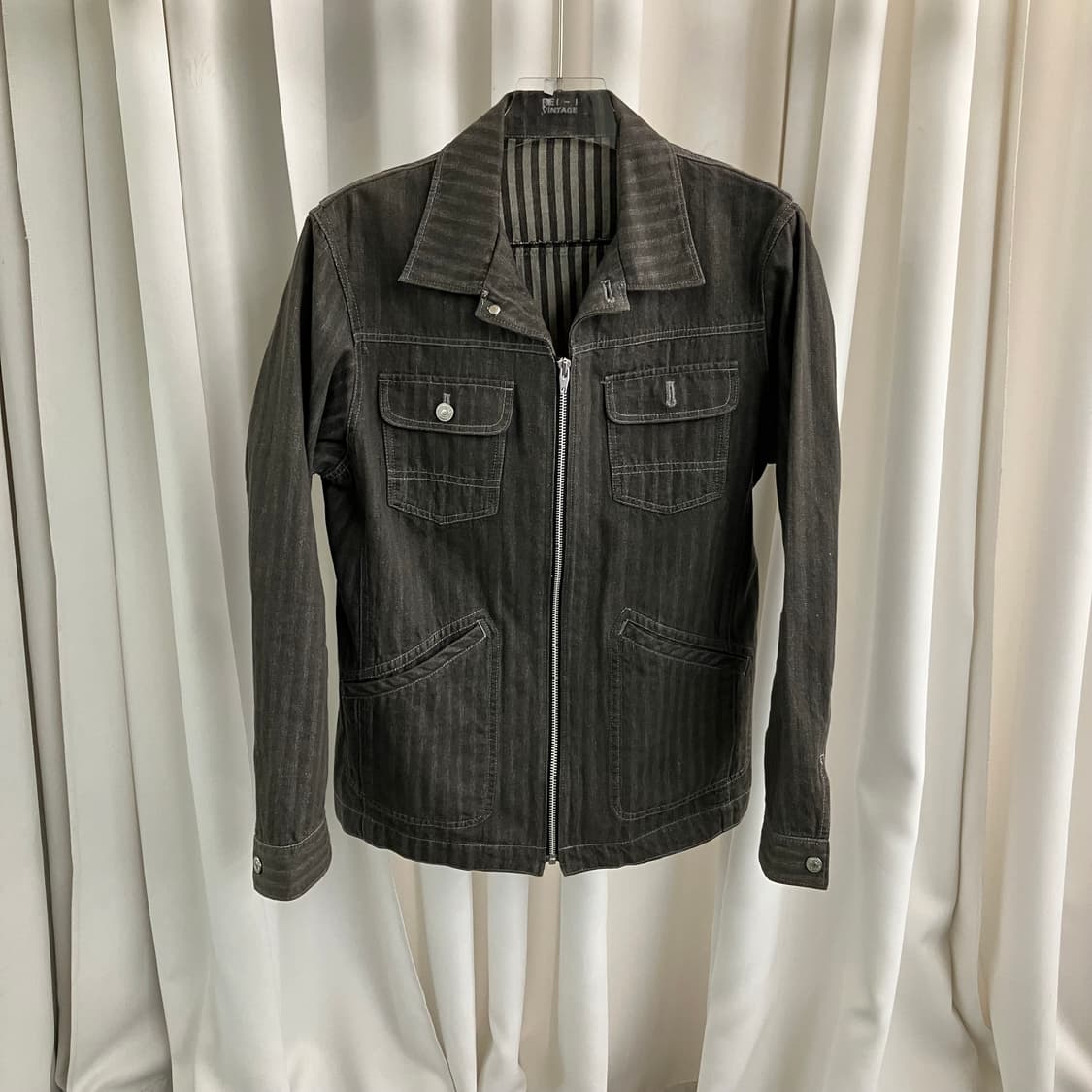 타케오 키쿠치 히코리 스트라이프 워크 자켓 3 상품이미지1