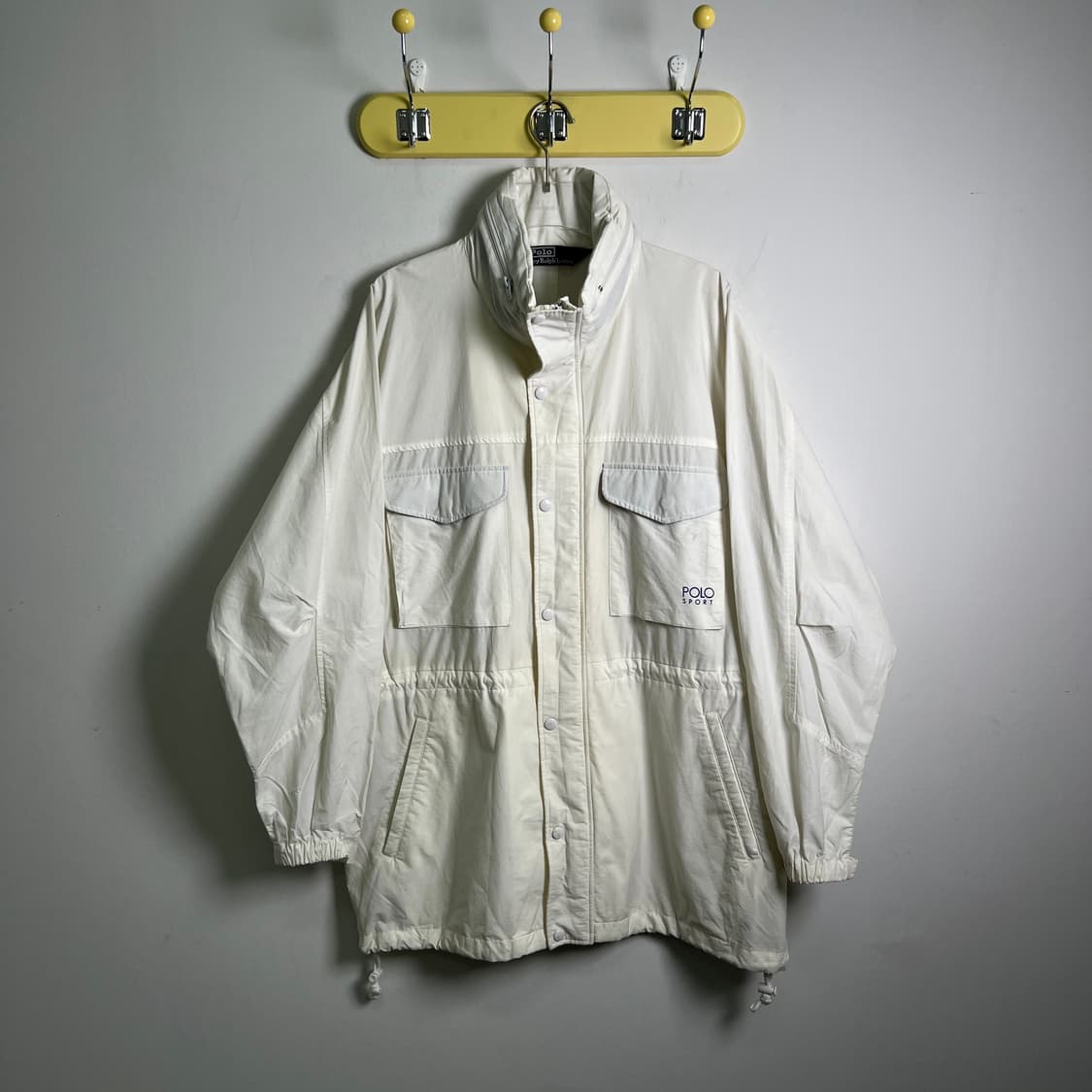 폴로 랄프로렌 스포츠 화이트 유틸리티 나일론 필드 자켓 100 상품이미지1