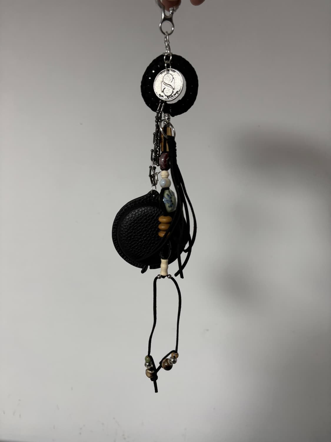 Gothic punk enthic stones ruler charm 상품이미지2