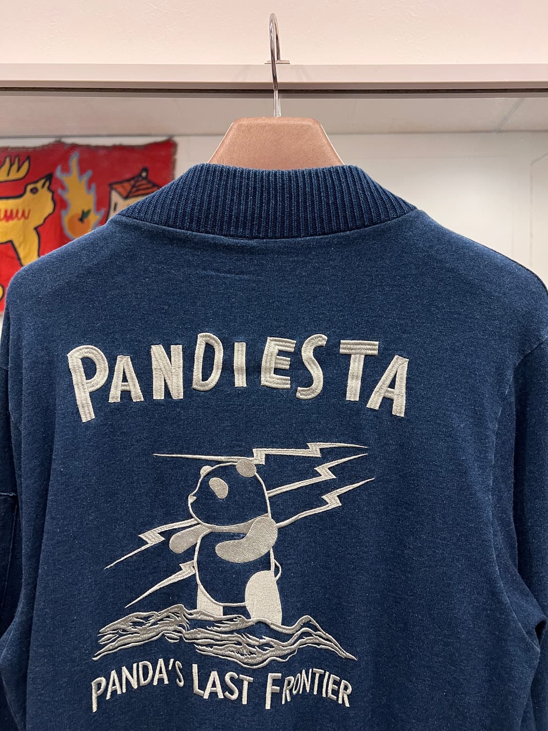 Pandiesta 빈티지 인디고 블루종 집업 자켓 상품이미지8