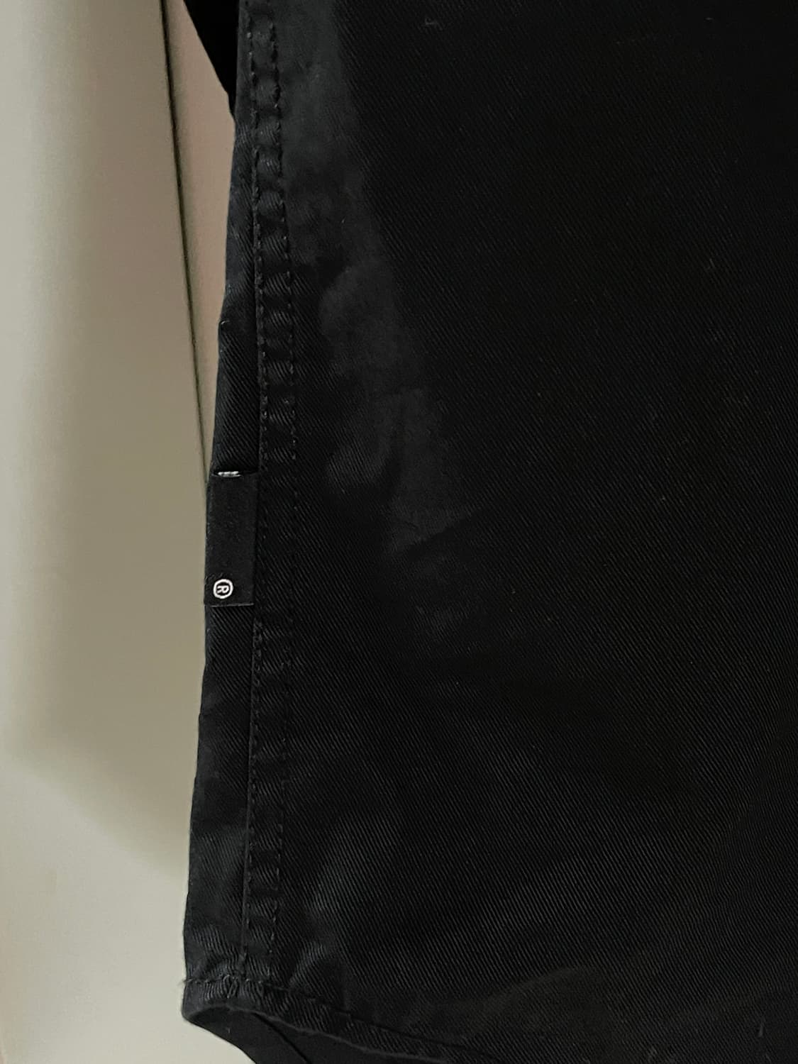 디스이즈네버댓 블랙 셔츠 T-Logo Twill Shirt Black 상품이미지4