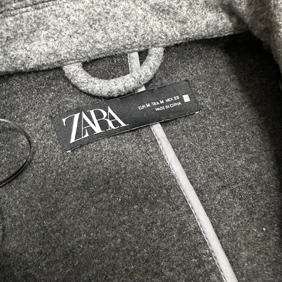 ZARA 자라 여성 코트 그레이 M 상품이미지3