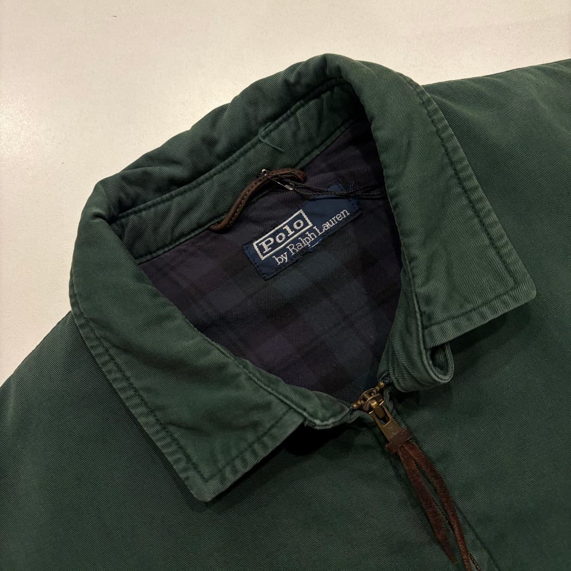 폴로 랄프로렌 바라쿠타 블루종 그린 점퍼 집업 자켓 D722 상품이미지4