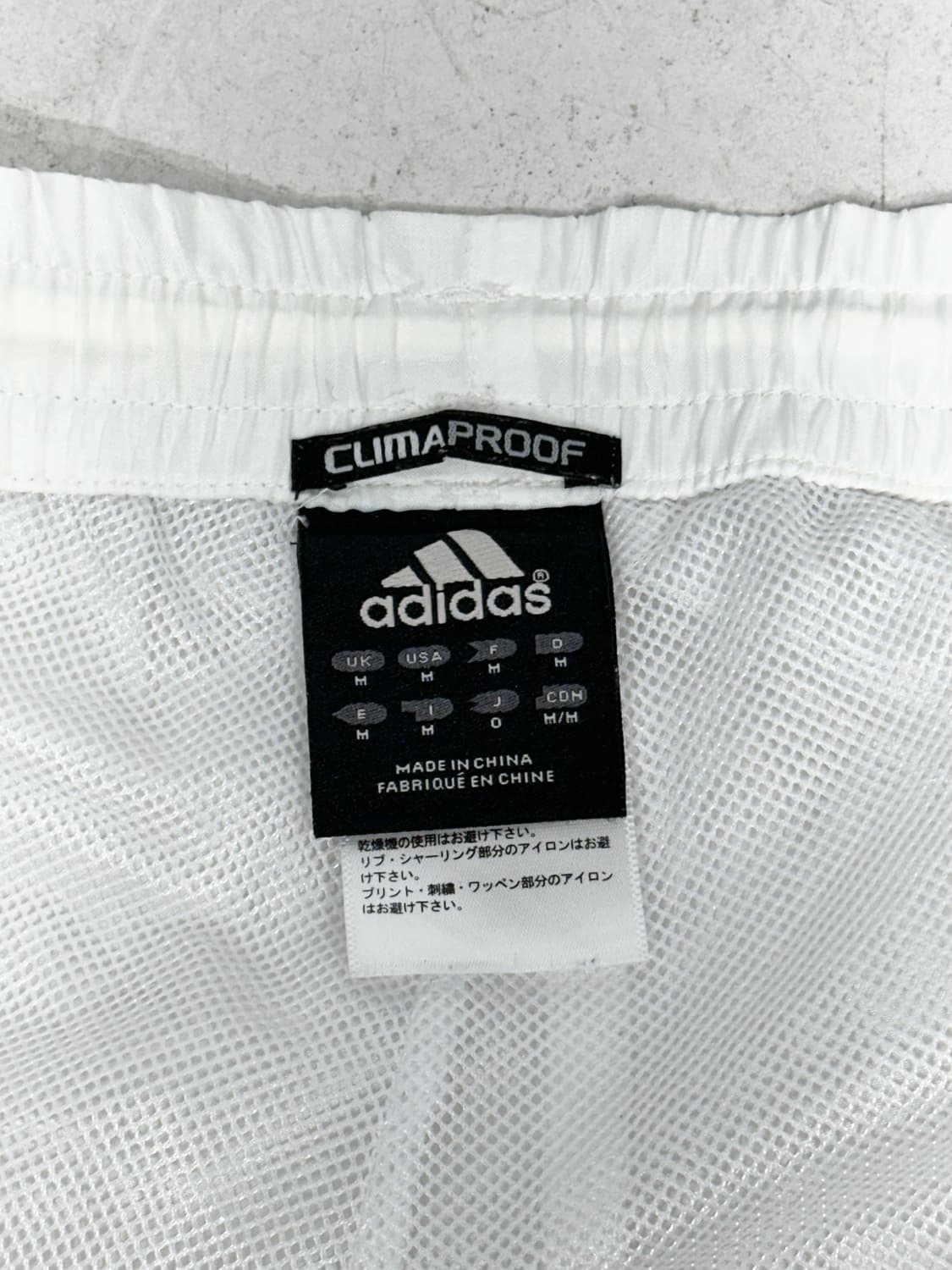 아디다스 화이트 골드 삼선 와이드 추리닝 바지 트레이닝 트랙 팬츠 L 상품이미지7