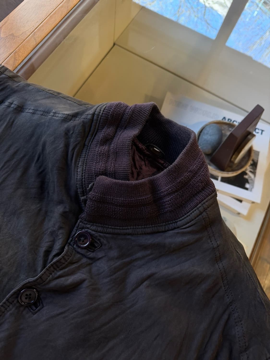 이태리 VTG 레더 해링턴 자켓 100 상품이미지8