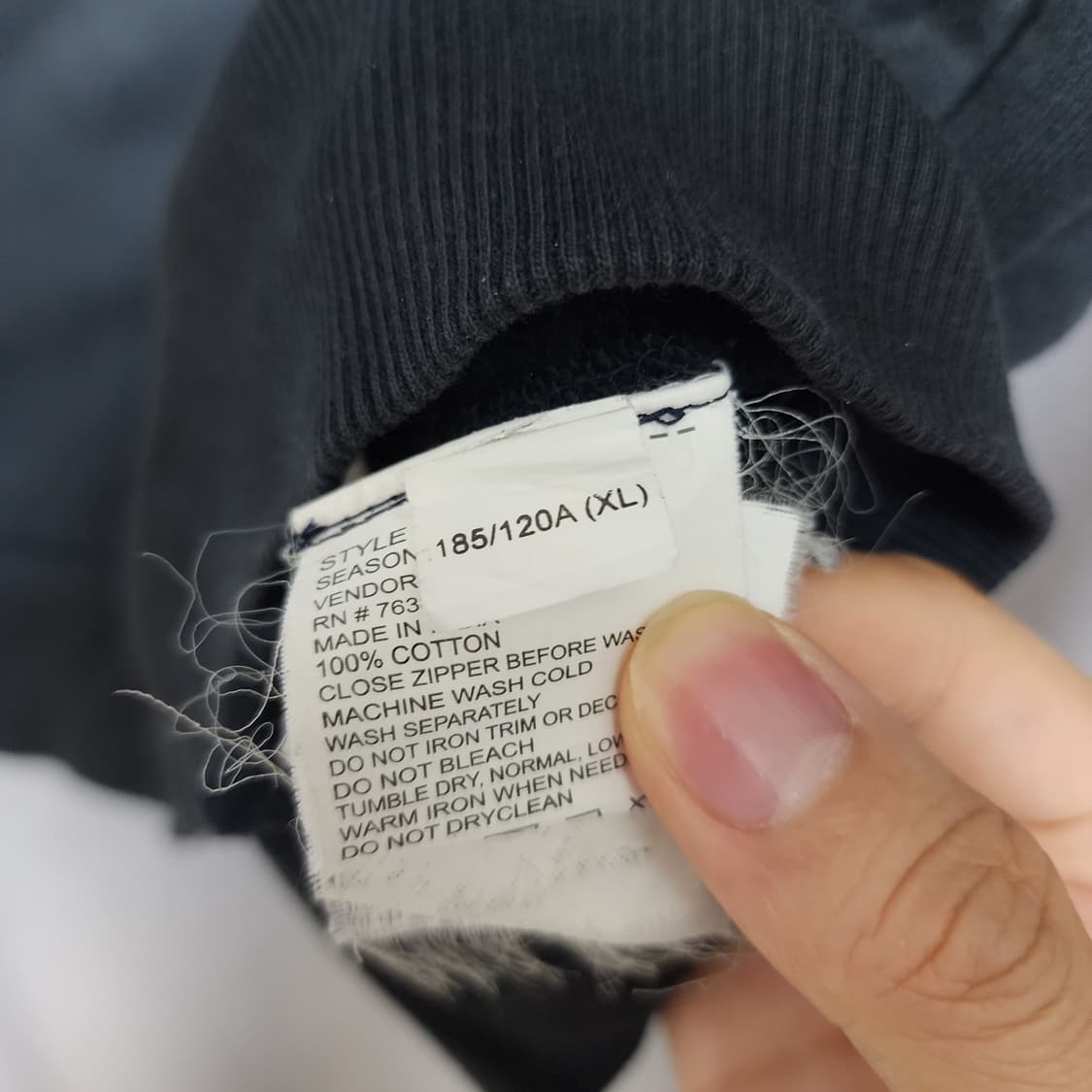 팀버랜드 빈티지 코튼 하이넥 져지 집업 상품이미지7