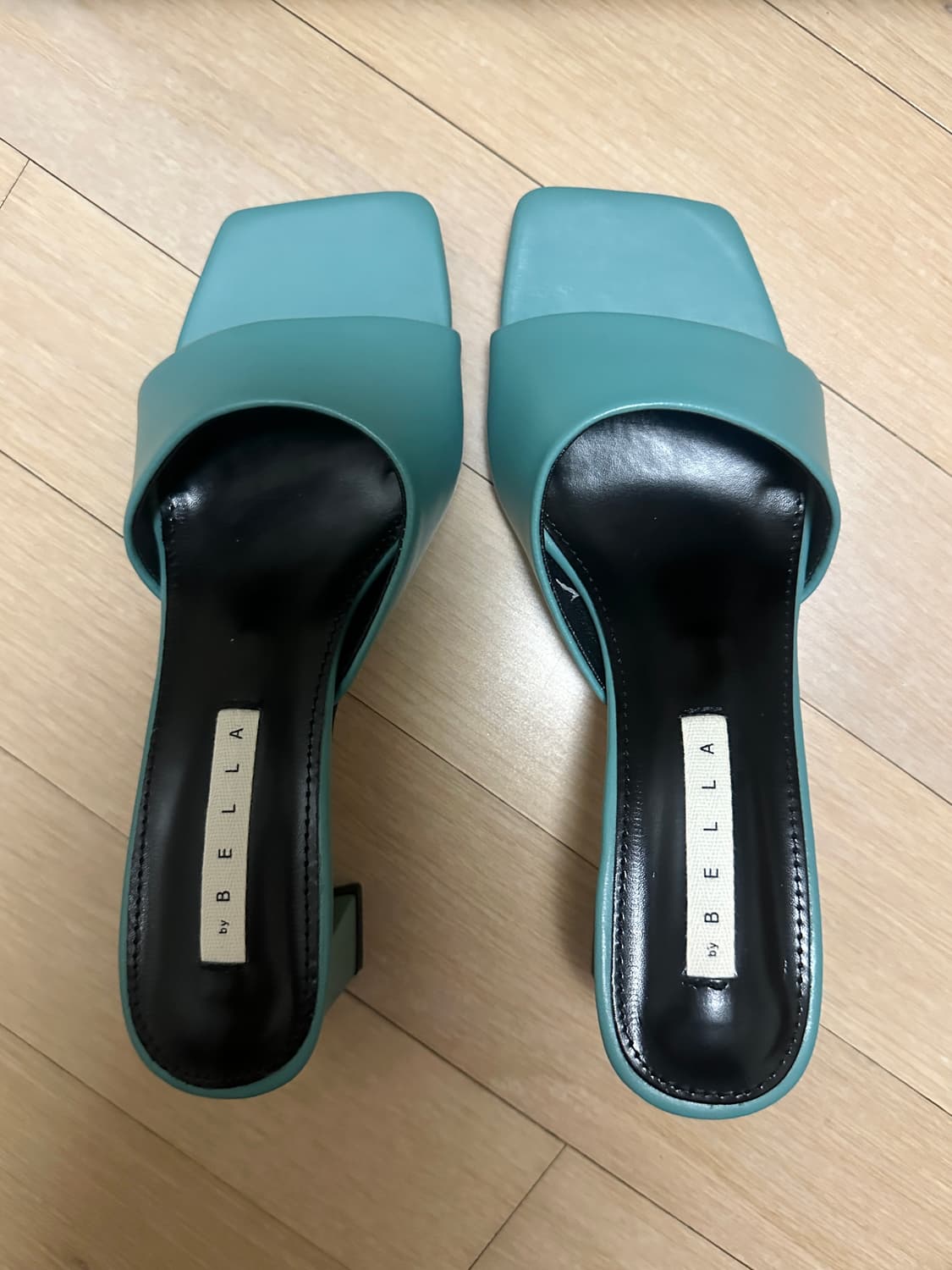 그린 소가죽 샌들 235 상품이미지7