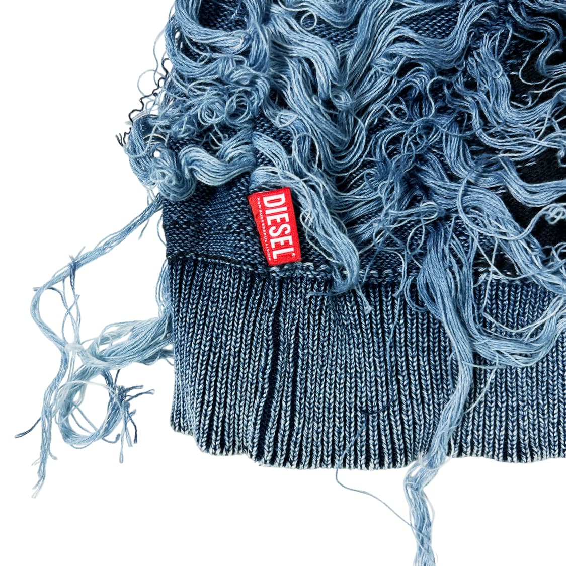 디젤 24ss K-Boboli 디스트로이드 인디고 가디건 (L) 상품이미지7