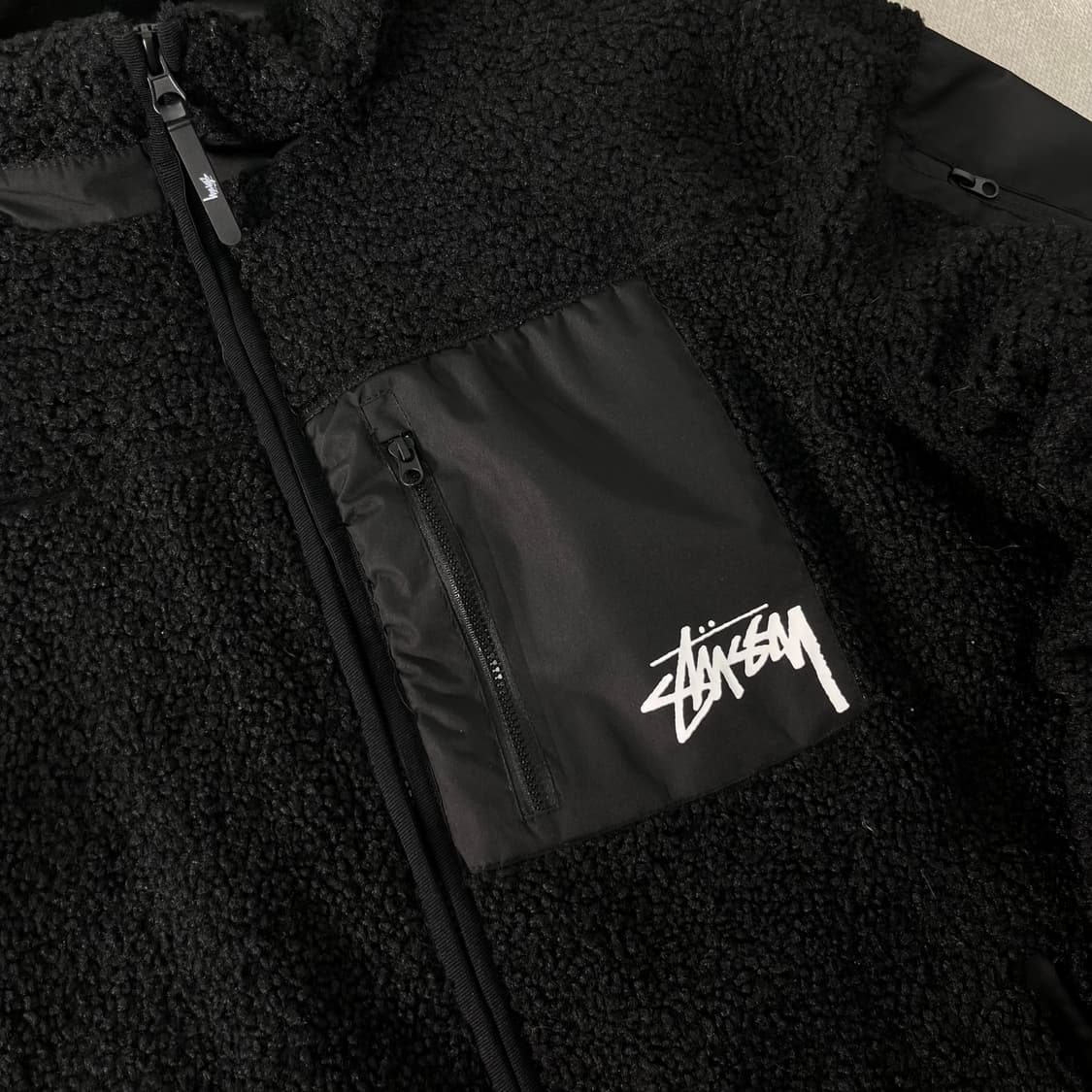 100 스투시 쉐르파 양털 플리스 자켓   상품이미지2