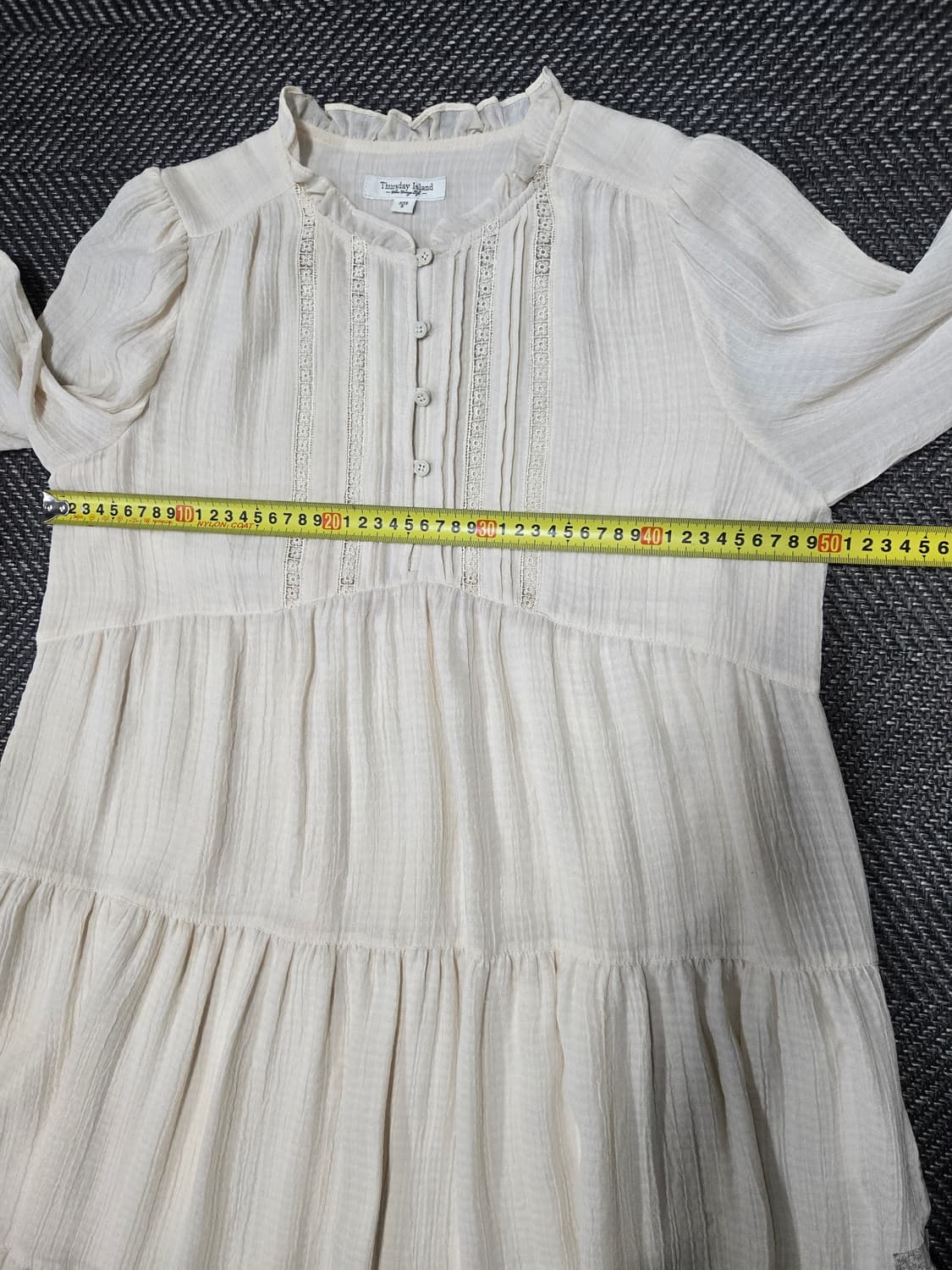 써스데이아일랜드 레이스 미니 원피스 상품이미지7