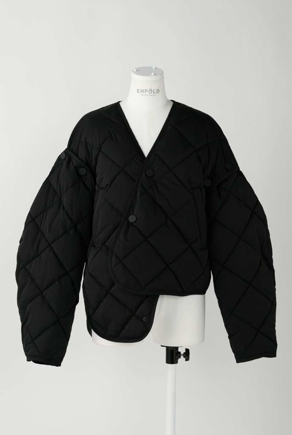 enfold 퀼팅 언발란스 패딩 자켓 사이즈38 상품이미지1