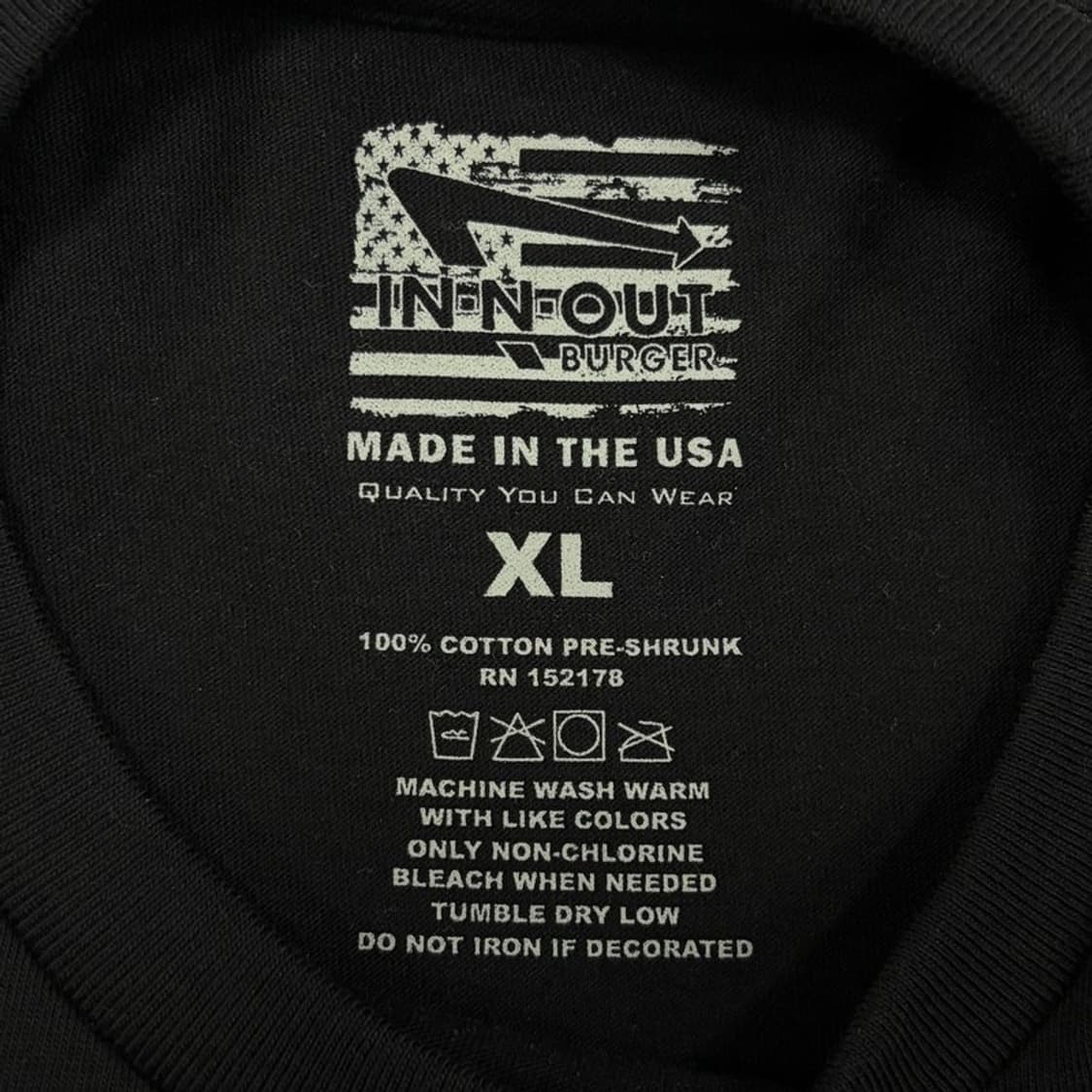 made in usa 인앤아웃버거 그래픽 티셔츠 v3605 상품이미지6