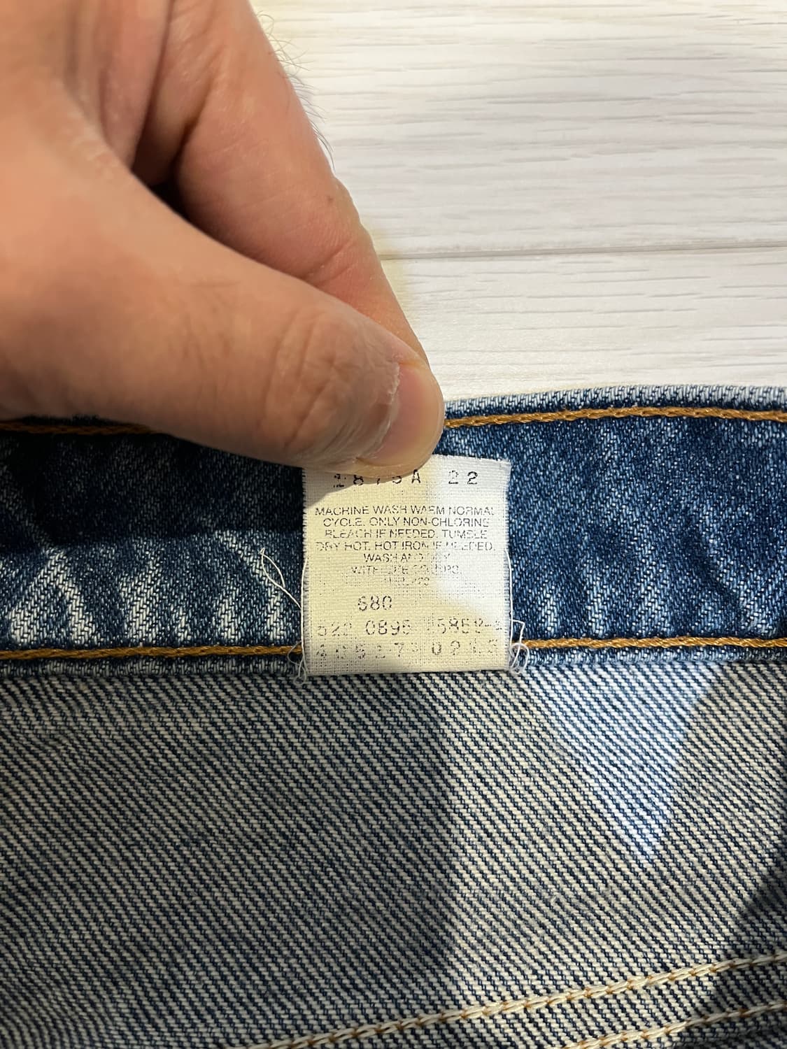 90s 리바이스 517 오렌지탭 34x30 미제 상품이미지4