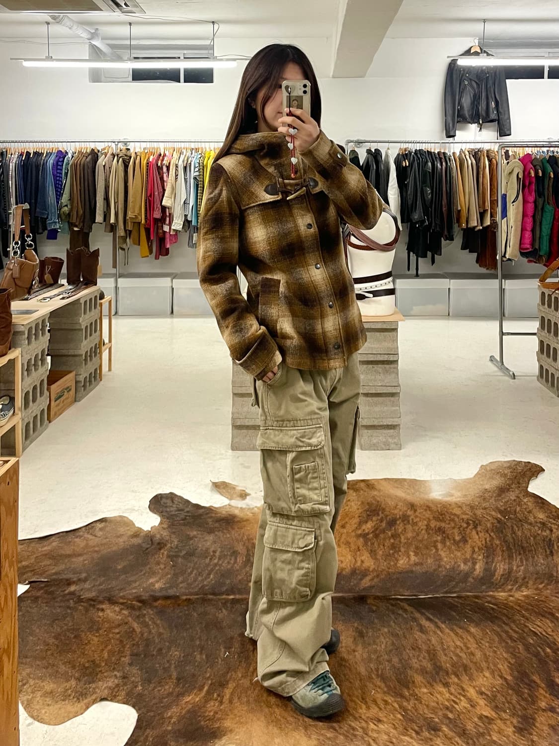 저널스탠다드 옴브레 체크 자켓 상품이미지3