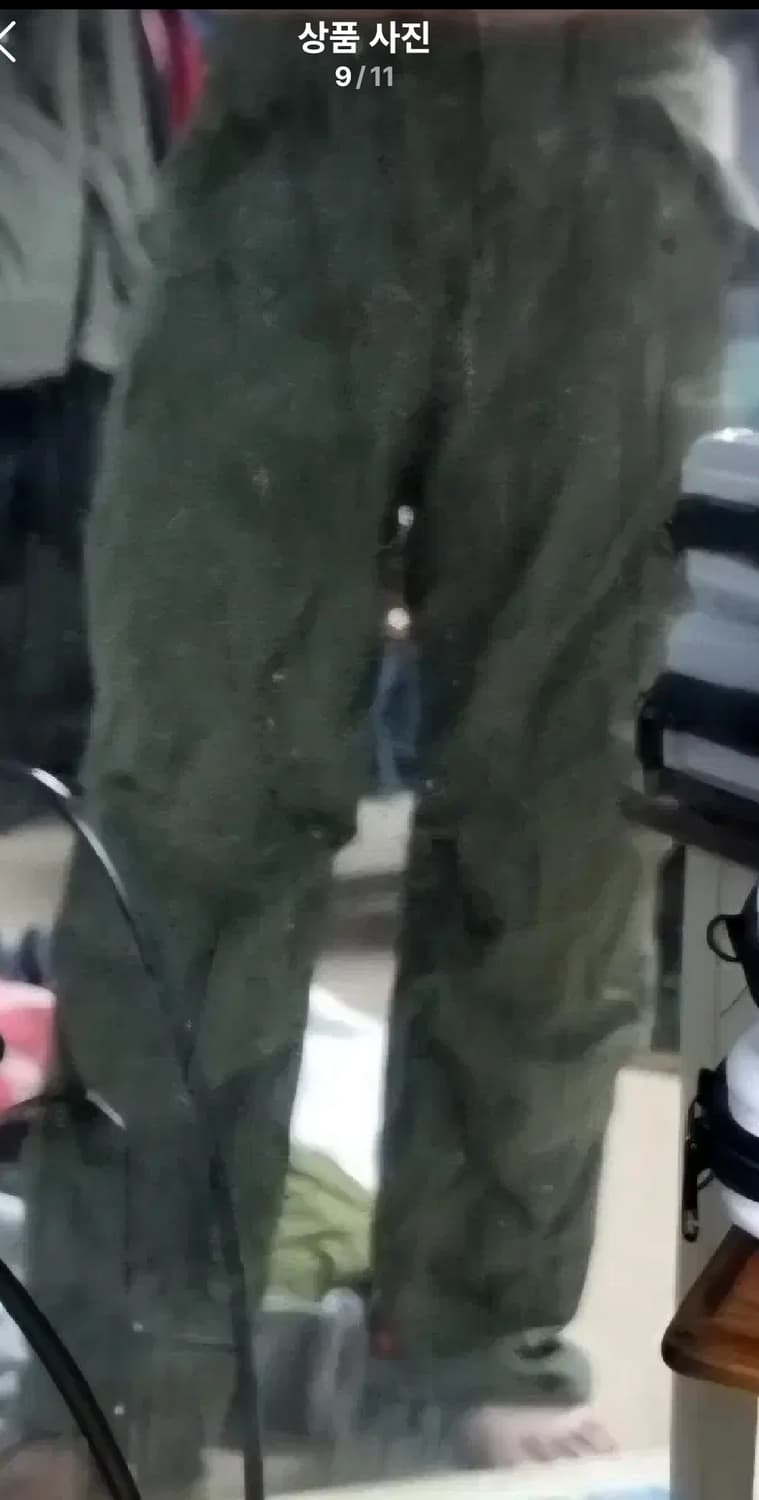 미군 오리지널 m65 올리브 그린 카고 바지(27-31) 상품이미지9