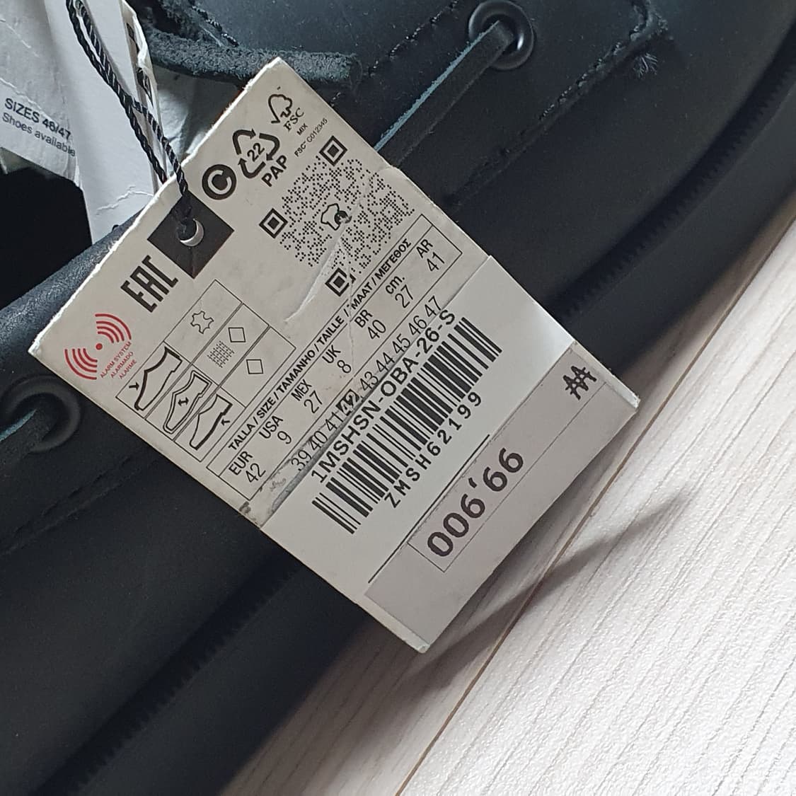 새제품270) 자라  가죽 데크 슈즈 로퍼 구두 상품이미지6