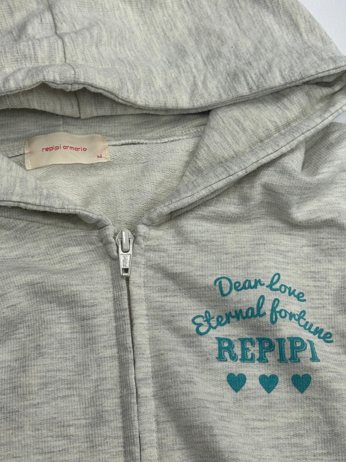 repipi armario 프린팅 후드집업  하트 데코라 러블리 히메갸루 상품이미지4