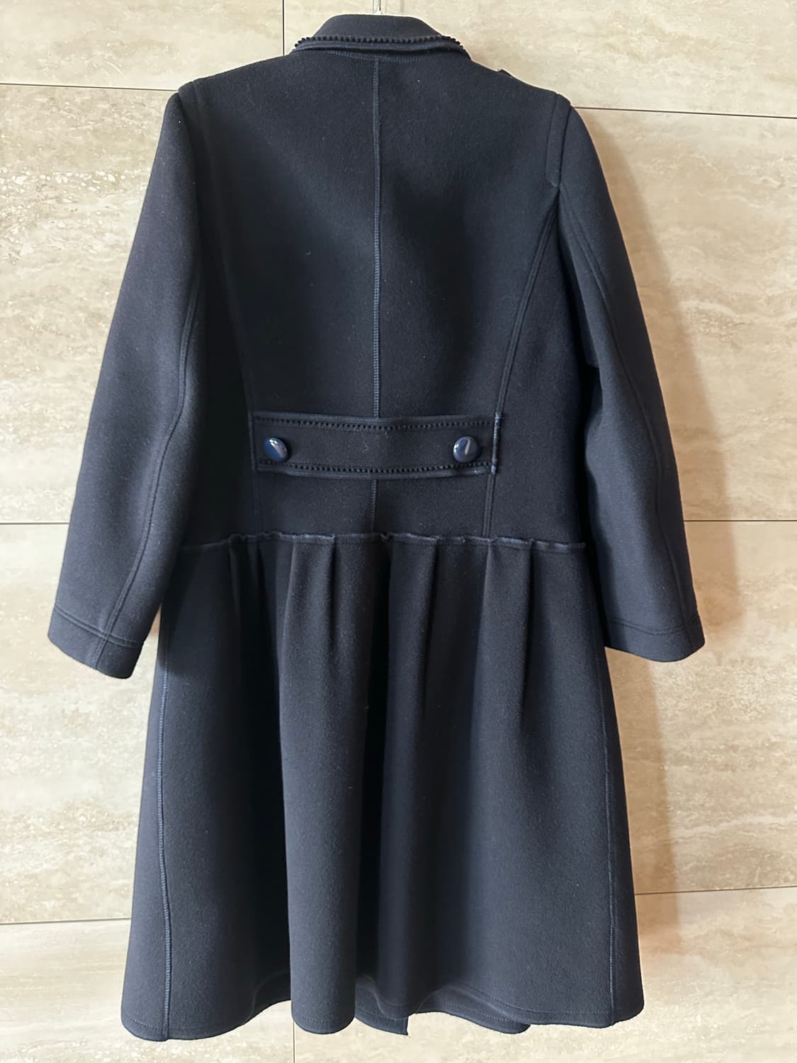 소냐리키엘 네이비 울코트 상품이미지2