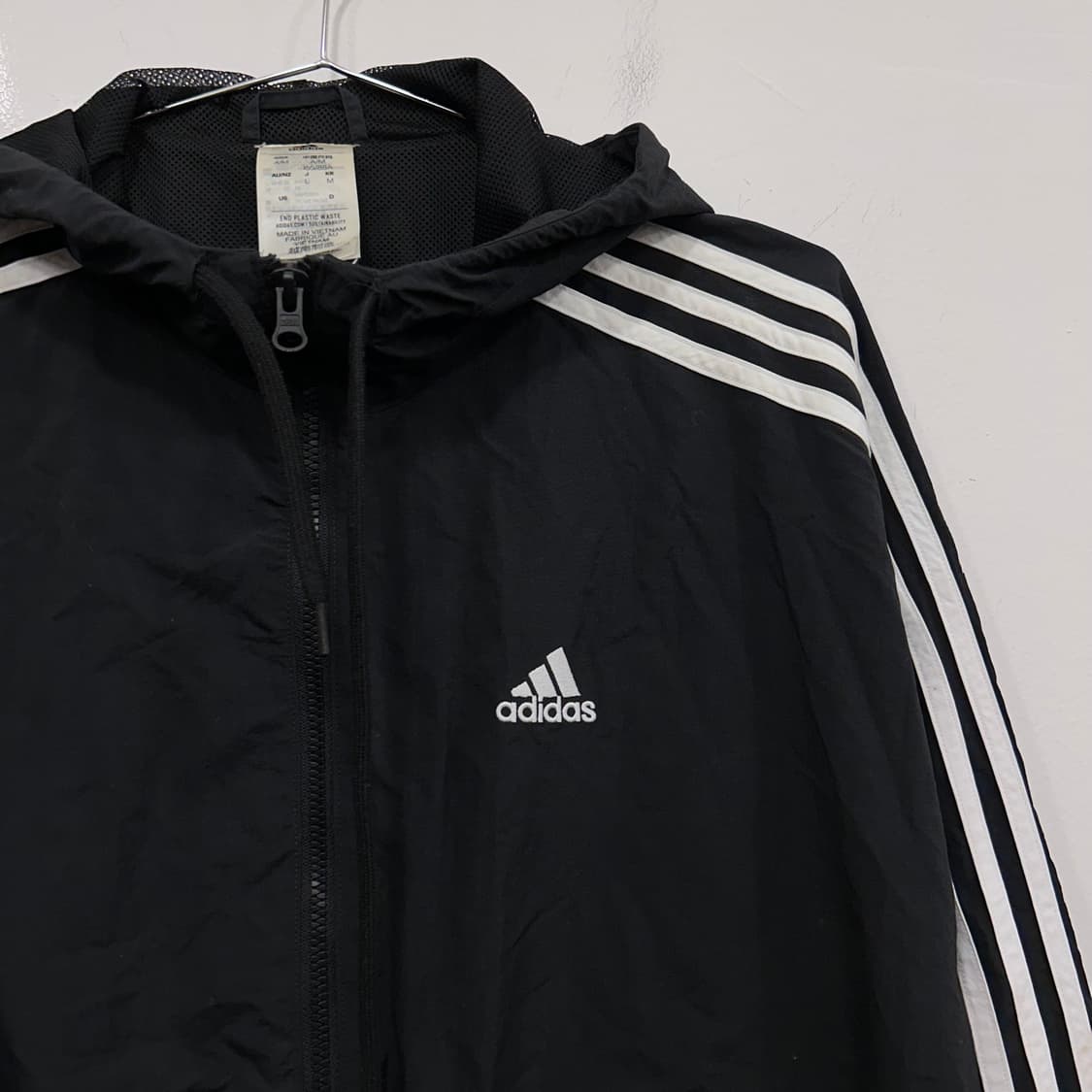 아디다스 올드스쿨 트랙 후드 크롭 바람막이 상품이미지1