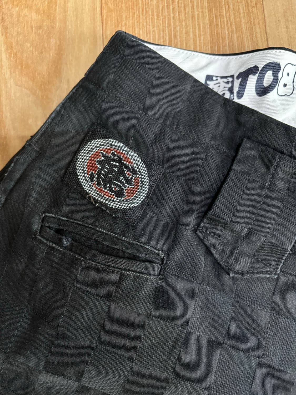 [japanese vintage] 재패니즈 오리엔탈 단풍 체커 토비팬츠 상품이미지9