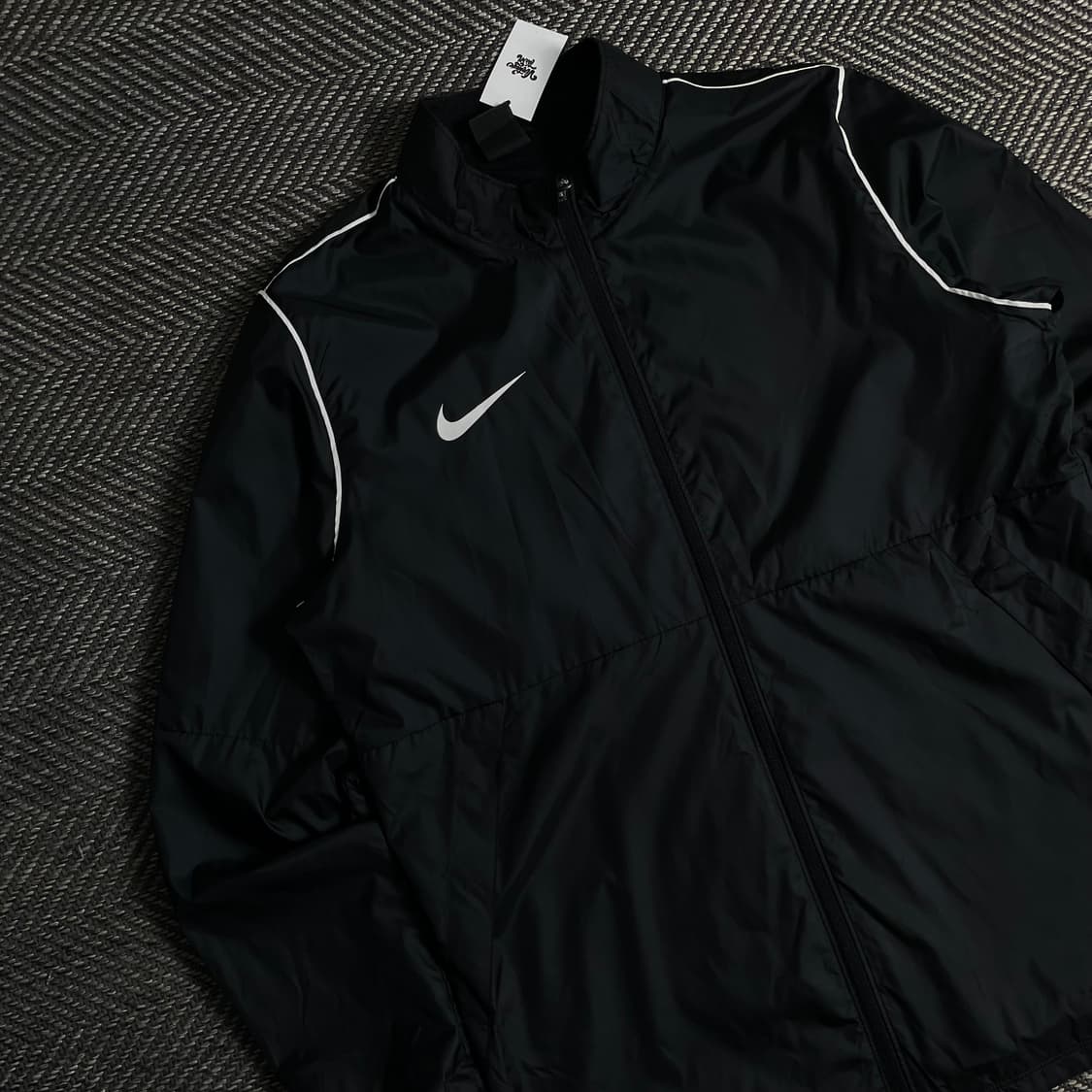 00s 나이키 스우시 로고 올드스쿨 블랙 바람막이o 3373 상품이미지3