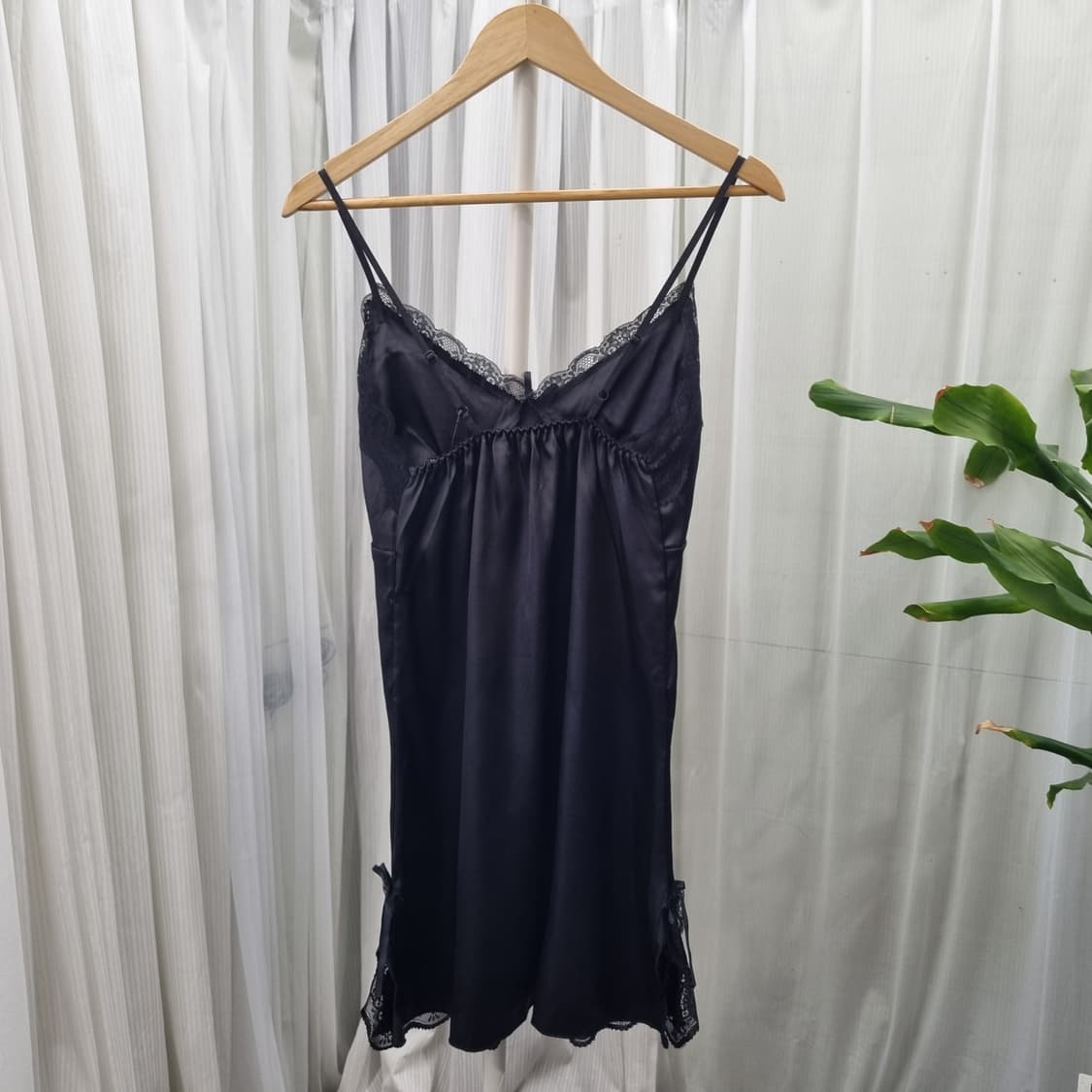 새틴 레이스 슬립 원피스 1952 상품이미지2