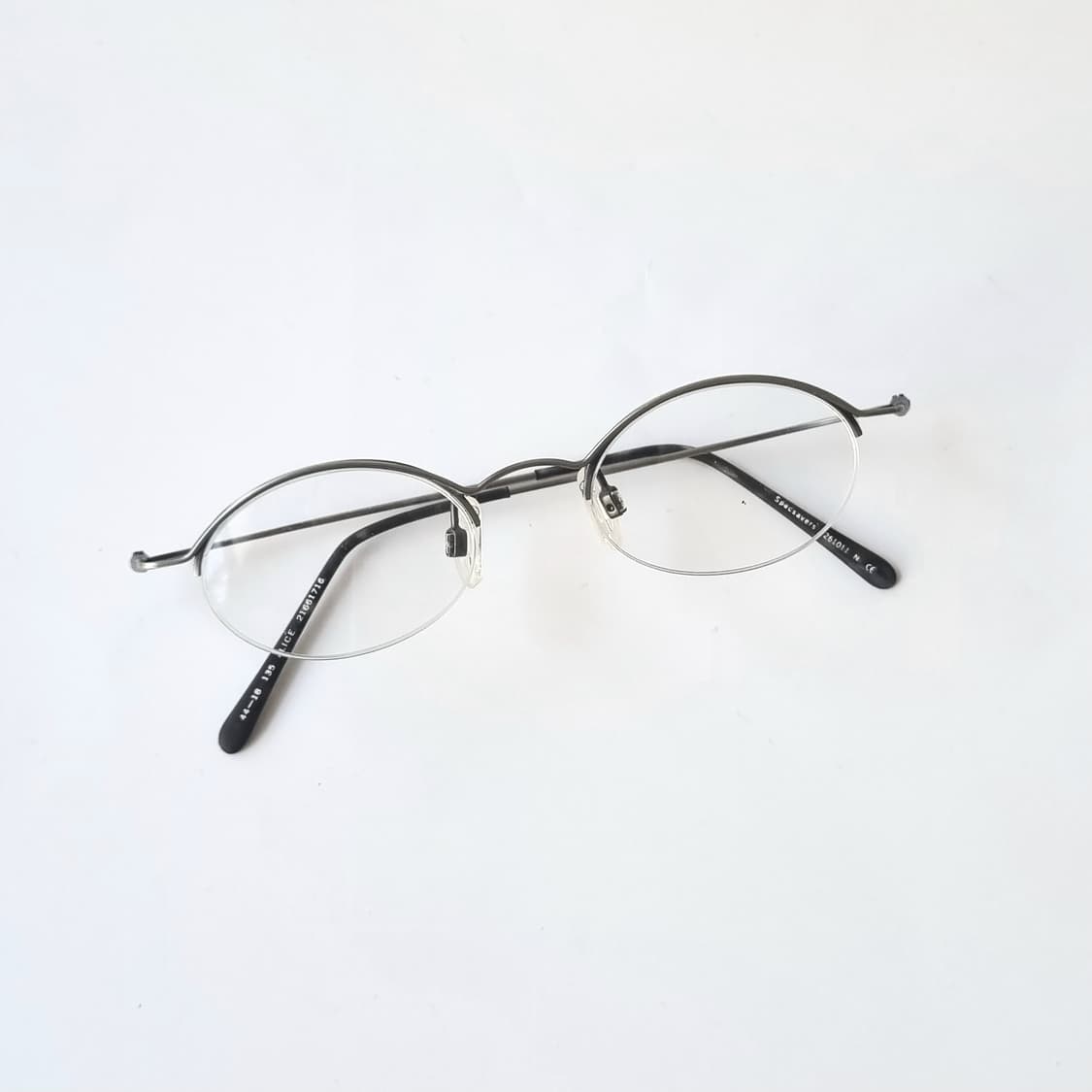 데드스탁 빈티지 오벌형 반무테 안경테 464 상품이미지1