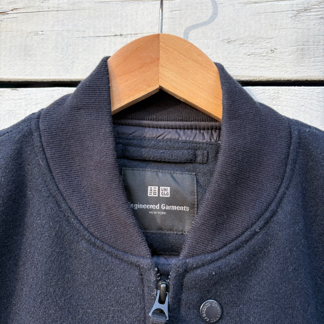 엔지니어드가먼츠 x 유니클로 퍼프테크 블루종 자켓 상품이미지3