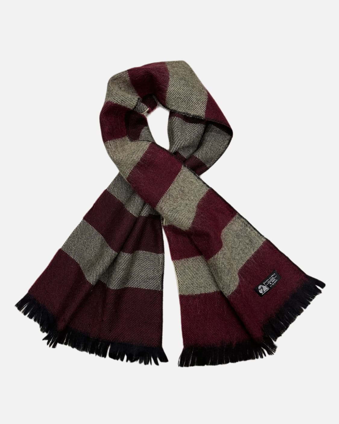 red stripe wool muffler 상품이미지1