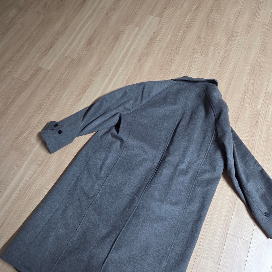 인사일런스 마펠 캐시미어 발마칸 코트 GREY BROWN L 사이즈 상품이미지7