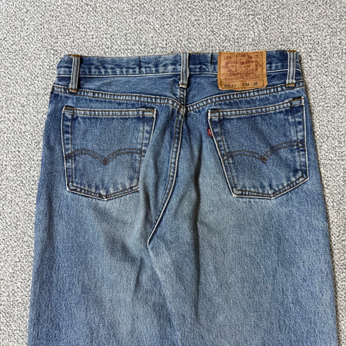 리바이스 501 연청 데님 30-31 추천 상품이미지8