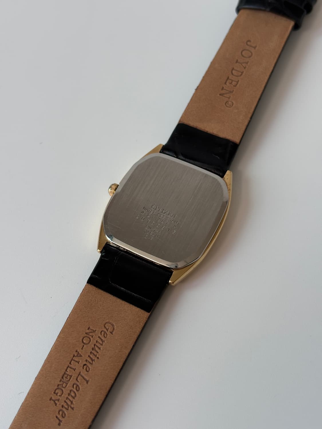 1980s CQ Roman Gold Square Quartz 상품이미지7