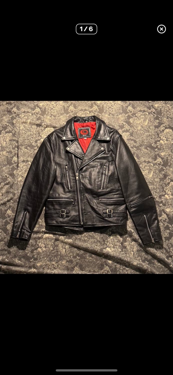 buffalo-skin biker jacket 상품이미지2