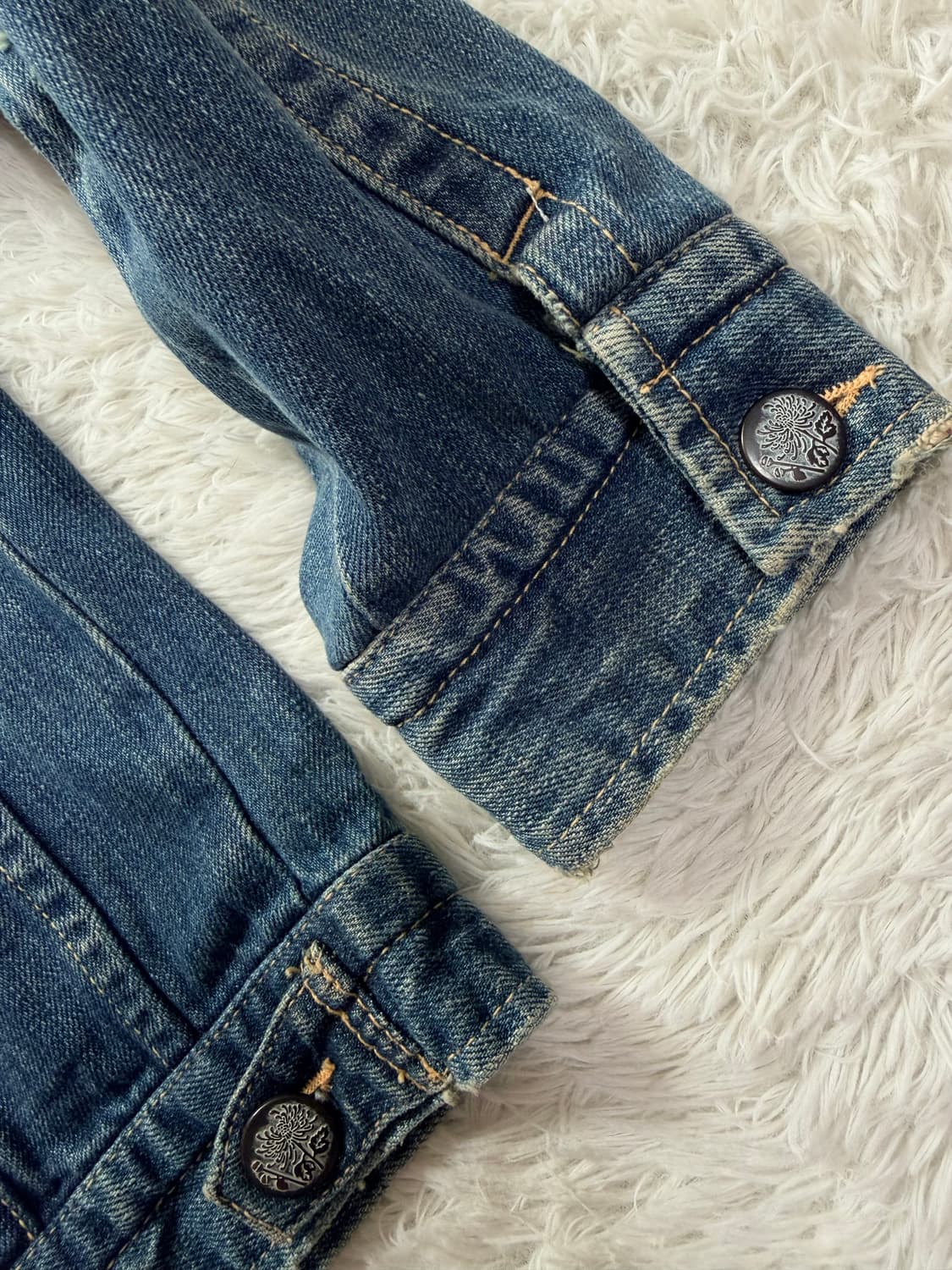 TK Takeo Kikuchi] 빈티지 워싱 데님 자켓 (플라워 패턴 안 상품이미지7