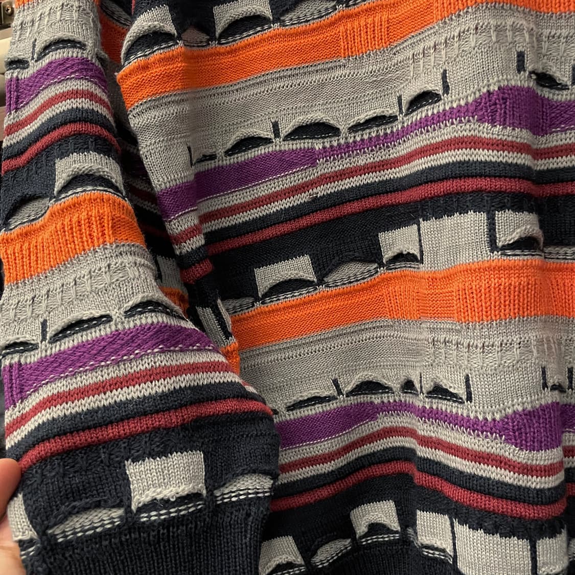 빈티지 3D 케이블 쿠지 스타일 니트 스웨터 N32 상품이미지5